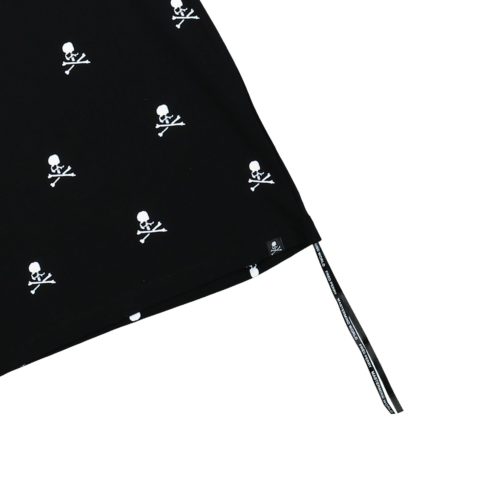 Fred Perry Skull Polo Shirt Black Polo Shirts Detail view 5 | Overkill