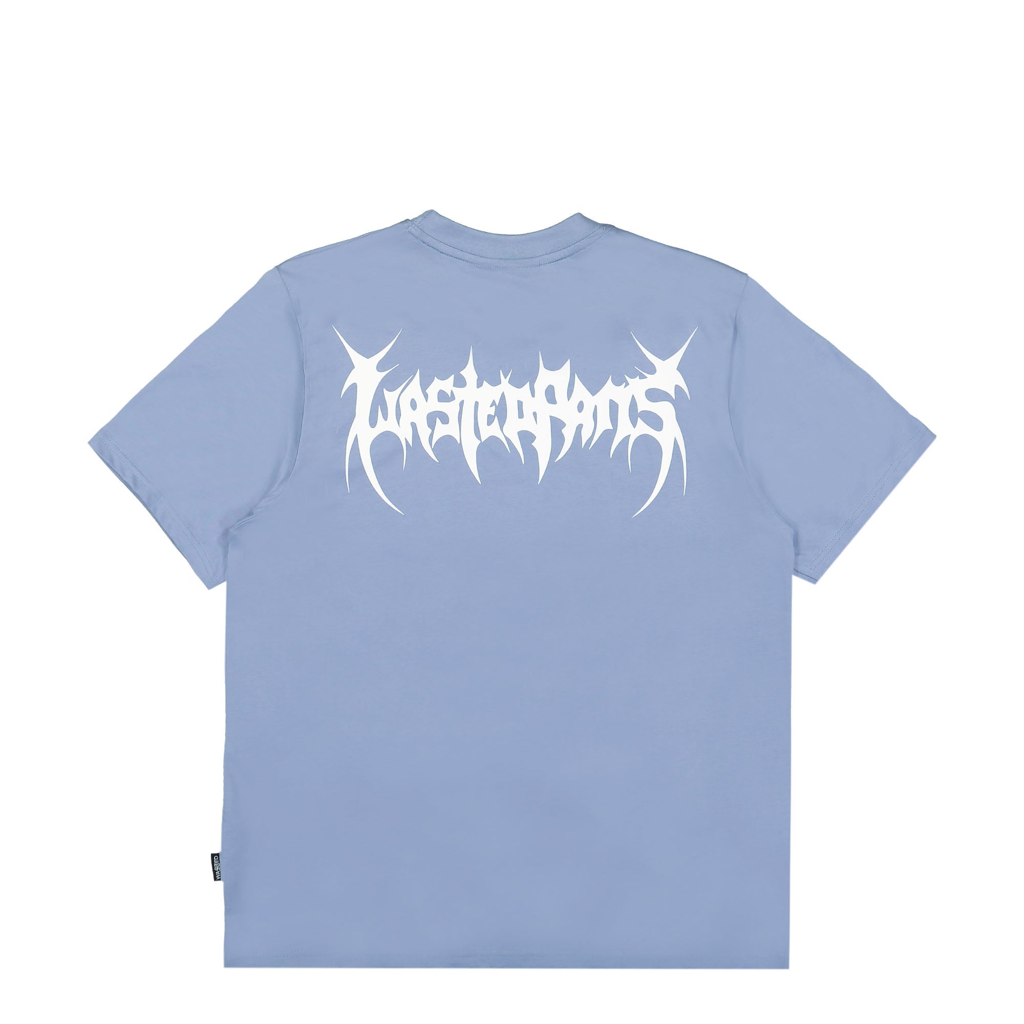 Wasted Paris T-Shirt Jerk Ice Blue T-Shirts Close-up | Overkill