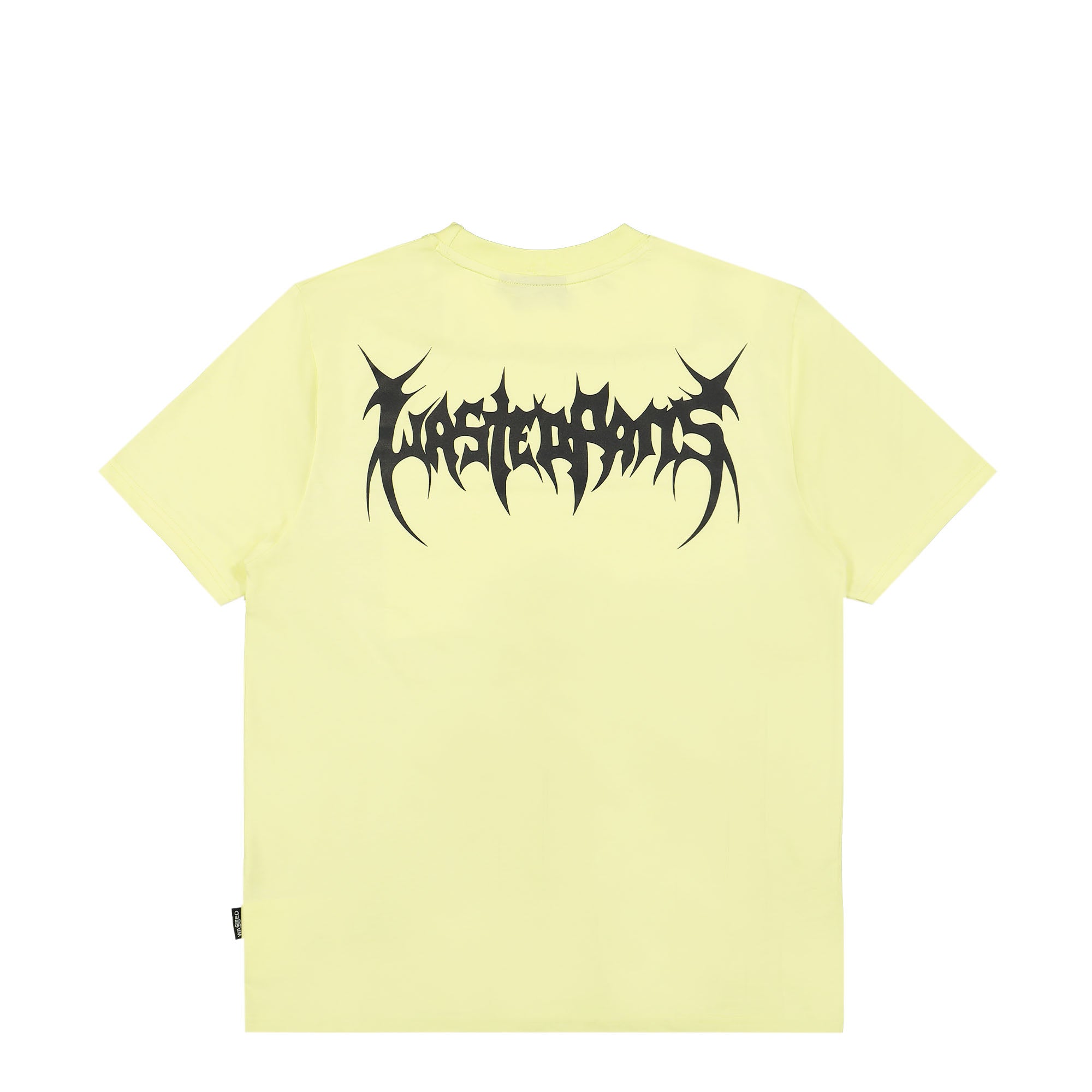 Wasted Paris T-Shirt Jerk Lime Yellow T-Shirts Close-up | Overkill