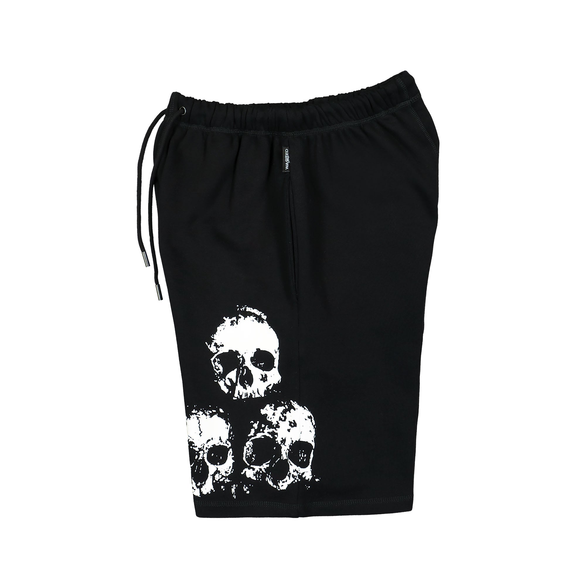 Wasted Paris Short Crypt Black Shorts Material | Overkill