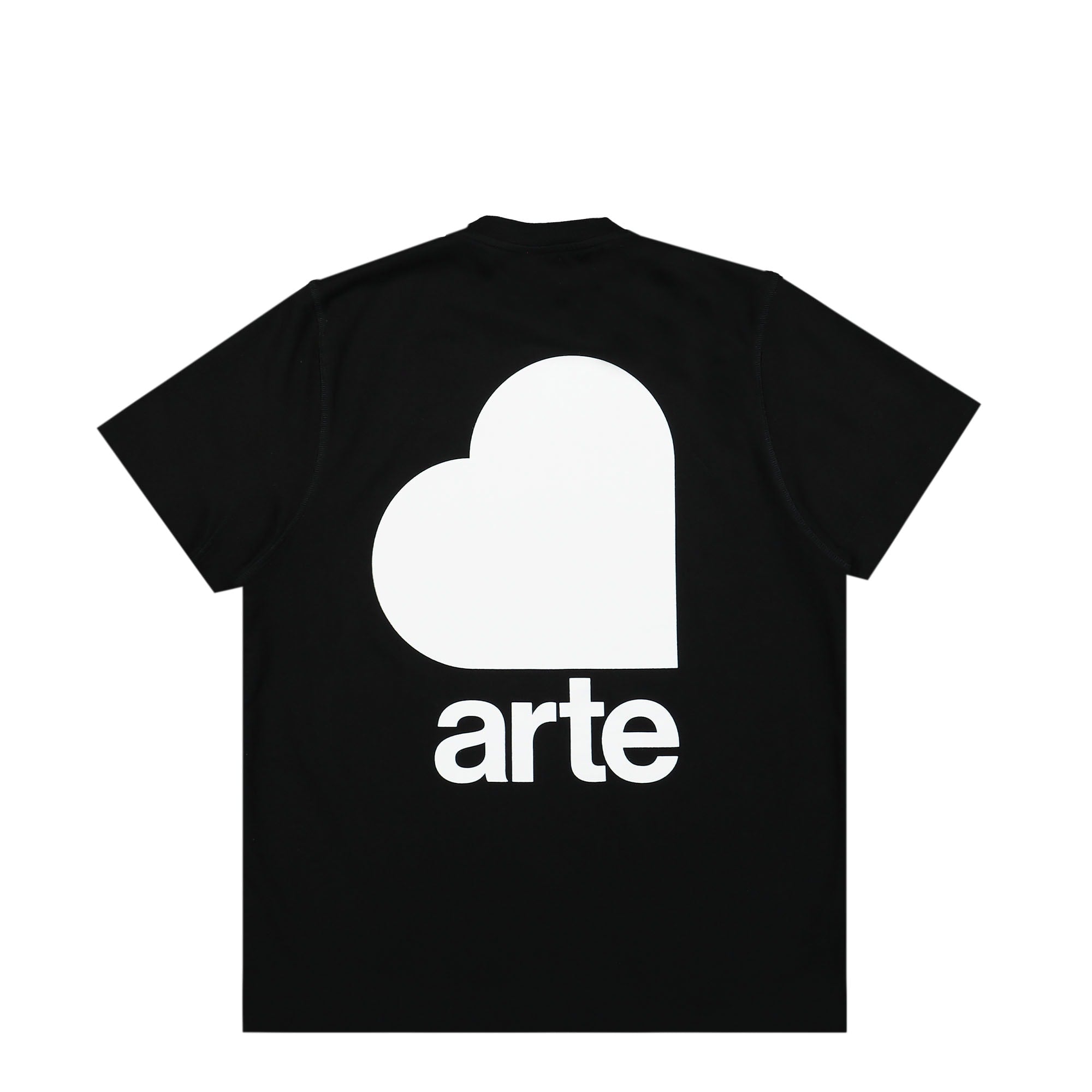 Arte Antwerp Back Crooked Heart Logo T-Shirt Black T-Shirts Close-up | Overkill