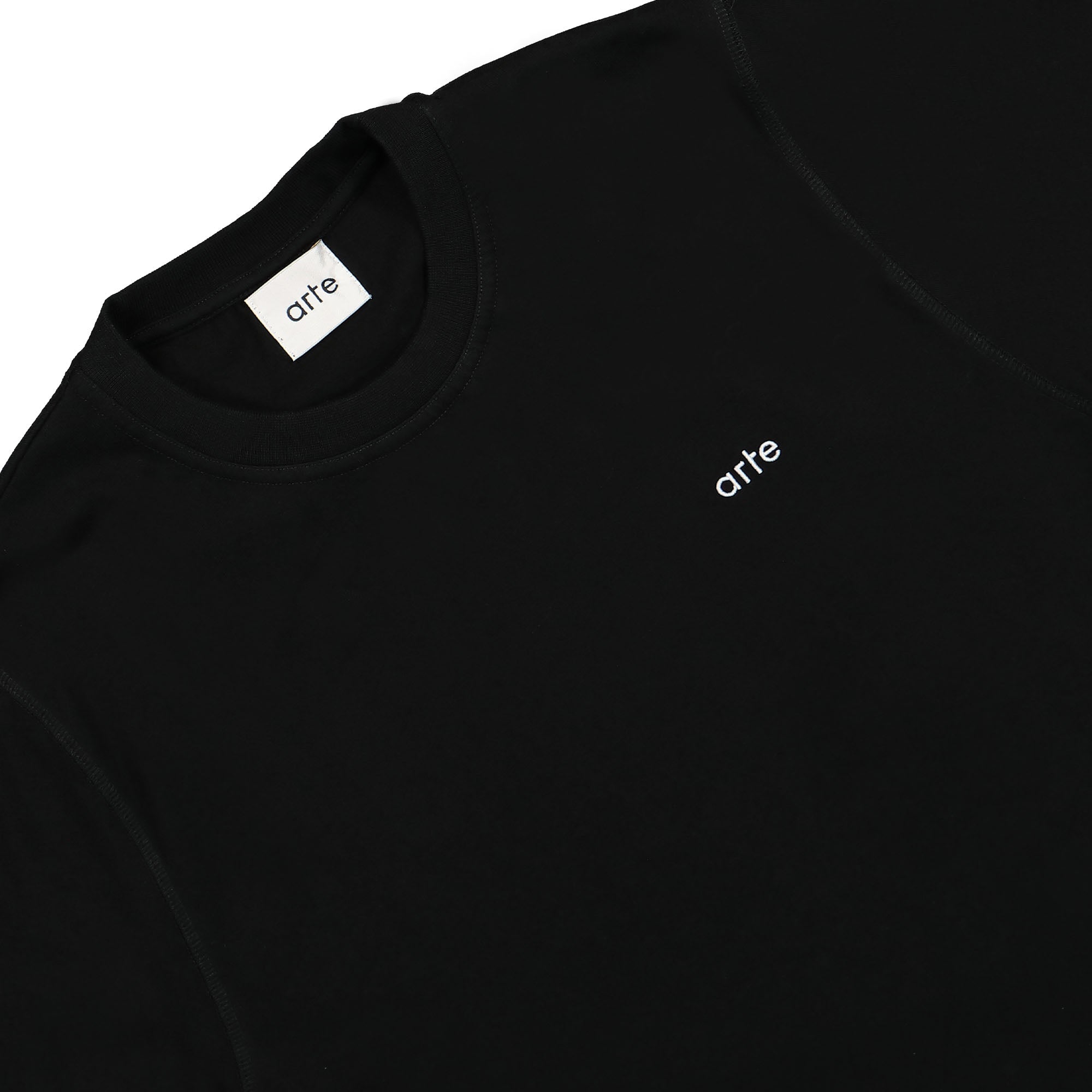 Arte Antwerp Back Crooked Heart Logo T-Shirt Black T-Shirts Material | Overkill