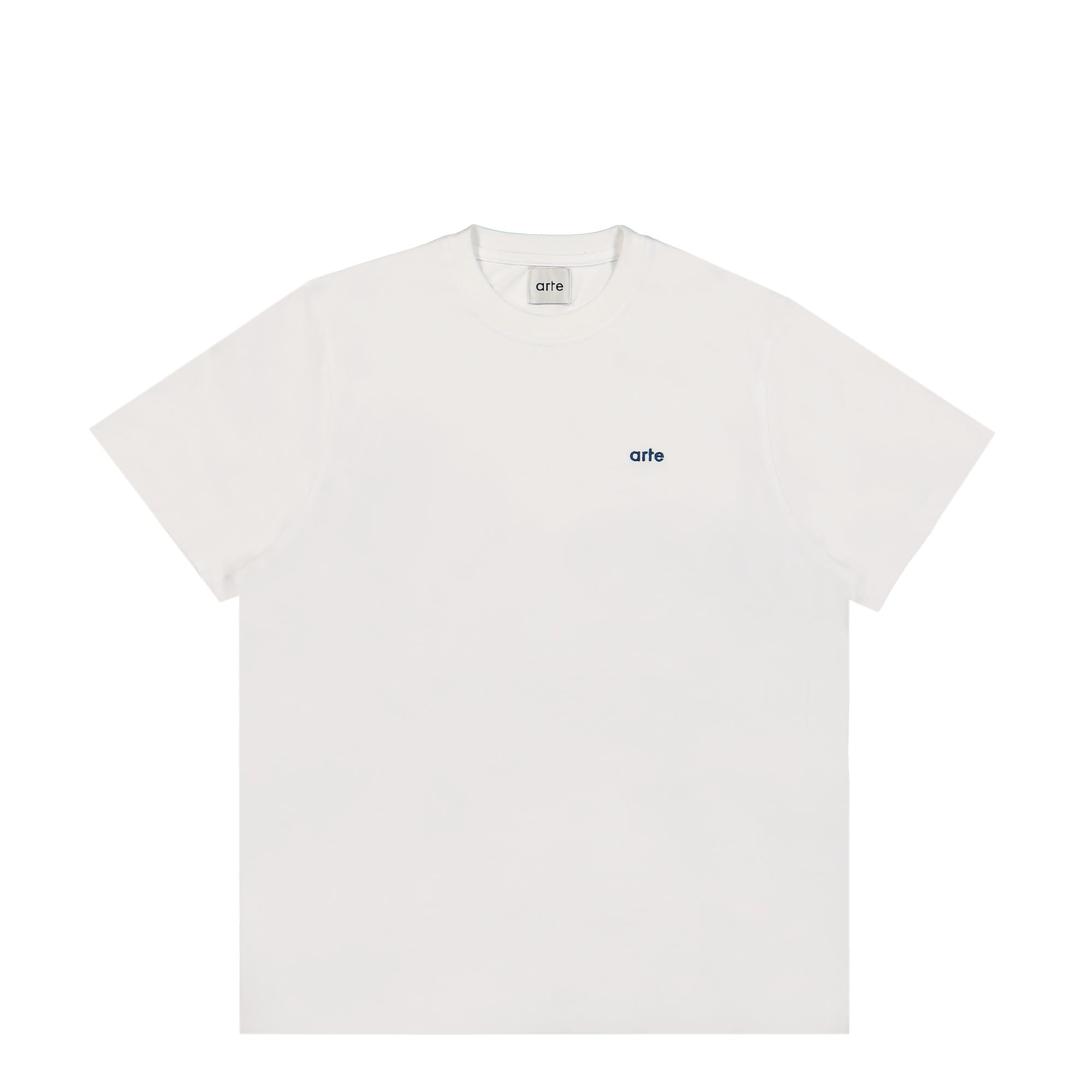 Arte Antwerp Back Crooked Heart Logo T-Shirt White T-Shirts SS23-103T / White | Overkill