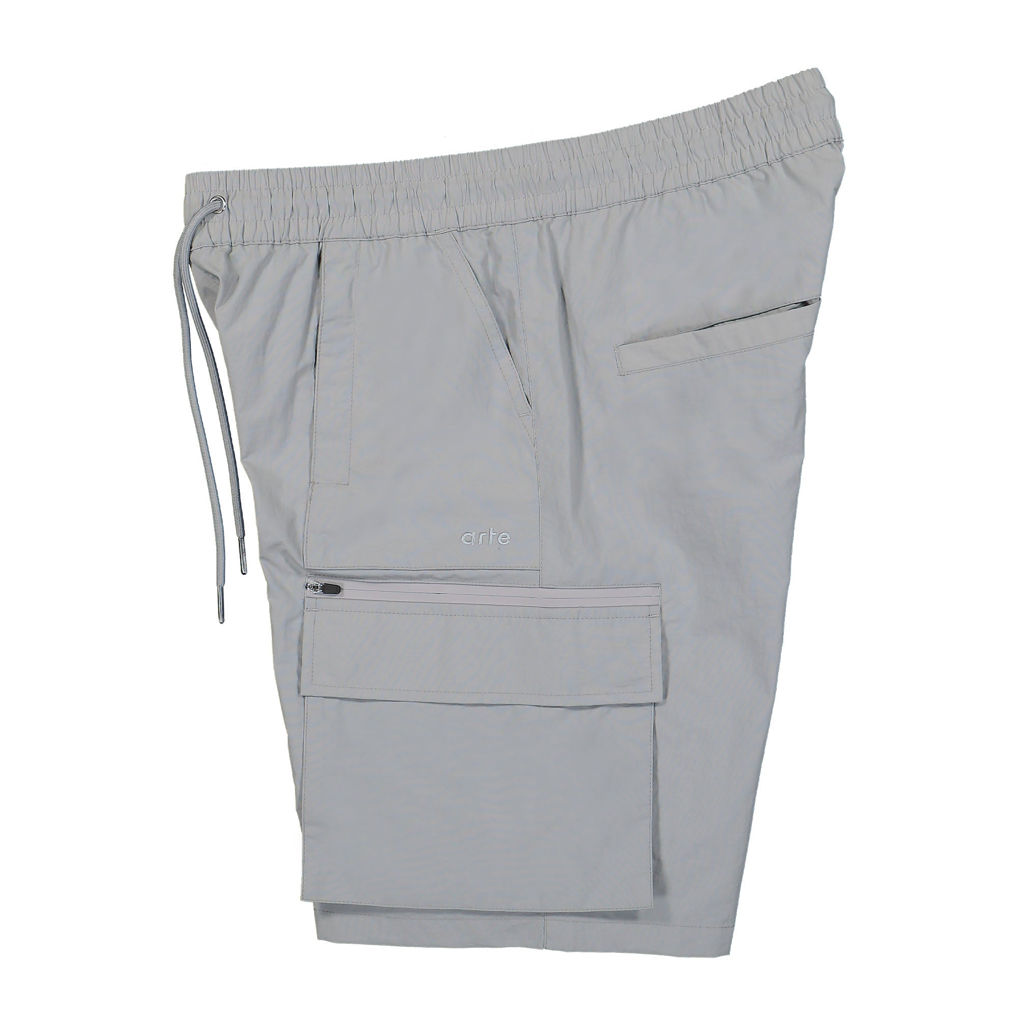 Arte Antwerp Steiner Cargo Short Grey Shorts Close-up | Overkill