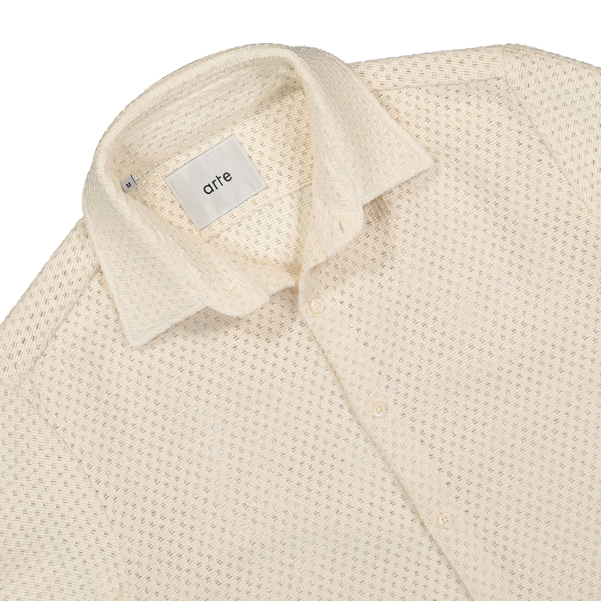Arte Antwerp Seth Croche Cream Shirts Close-up | Overkill