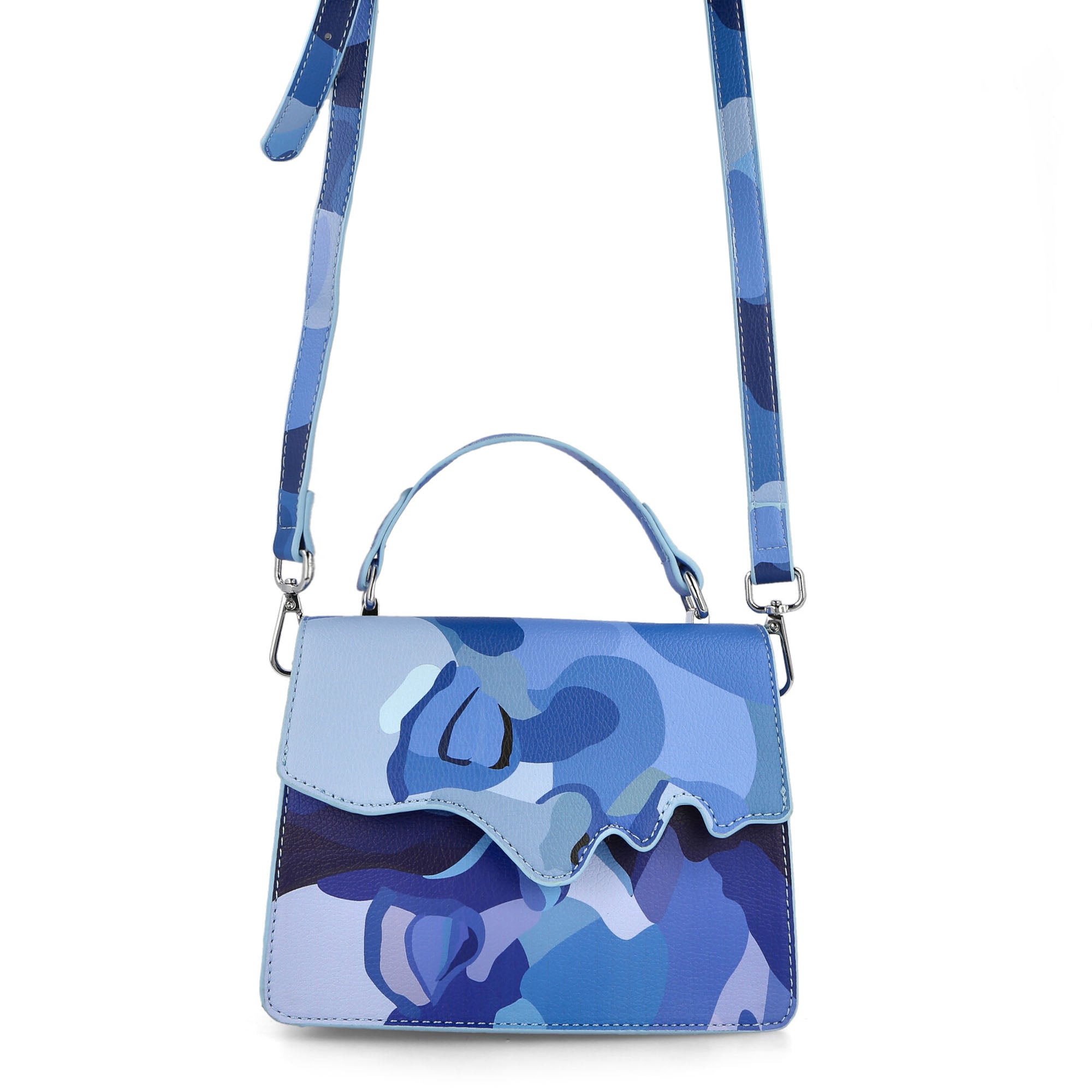 Kidsuper Studios Kissing Bag Blue Shoulder & Cross Body Bags SS23-BAG-105 | Overkill