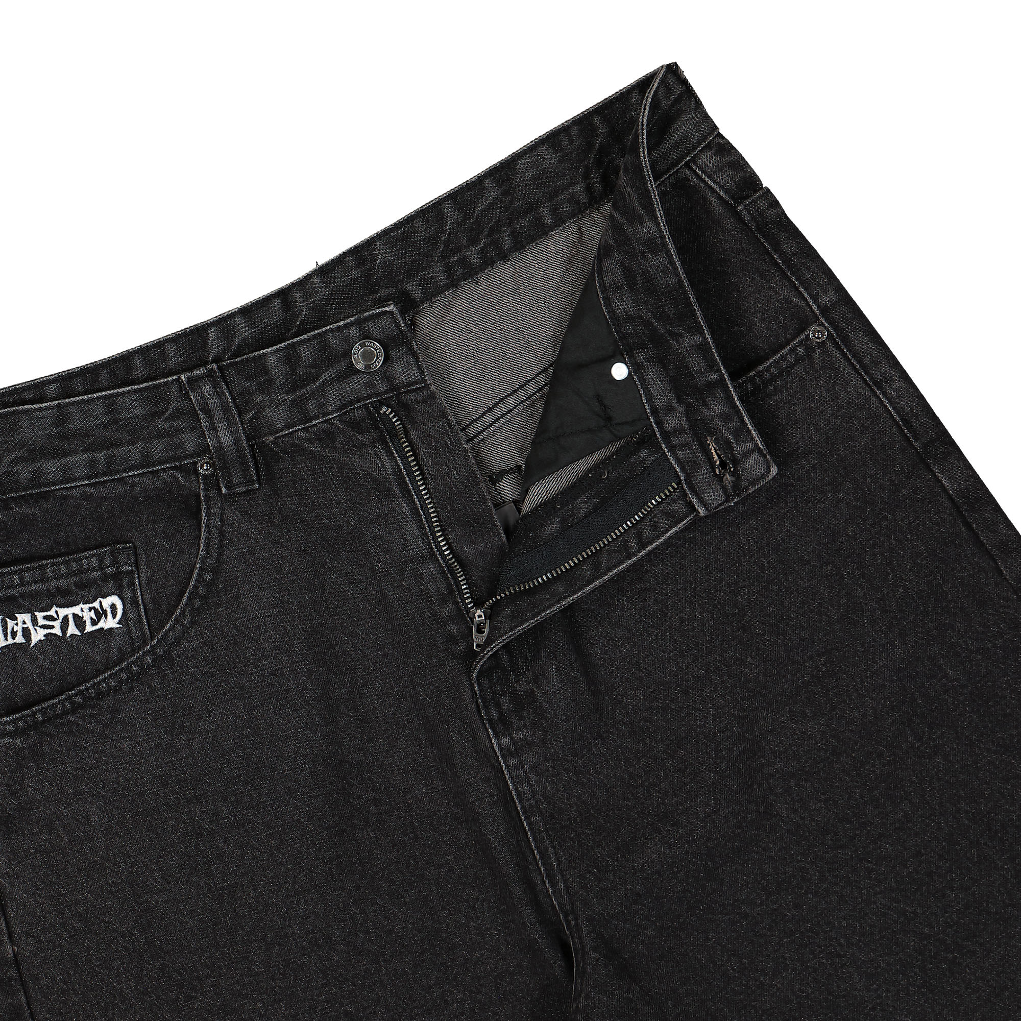 Wasted Paris Casper Method Pant Faded Black Jeans Detailfoto | Overkill