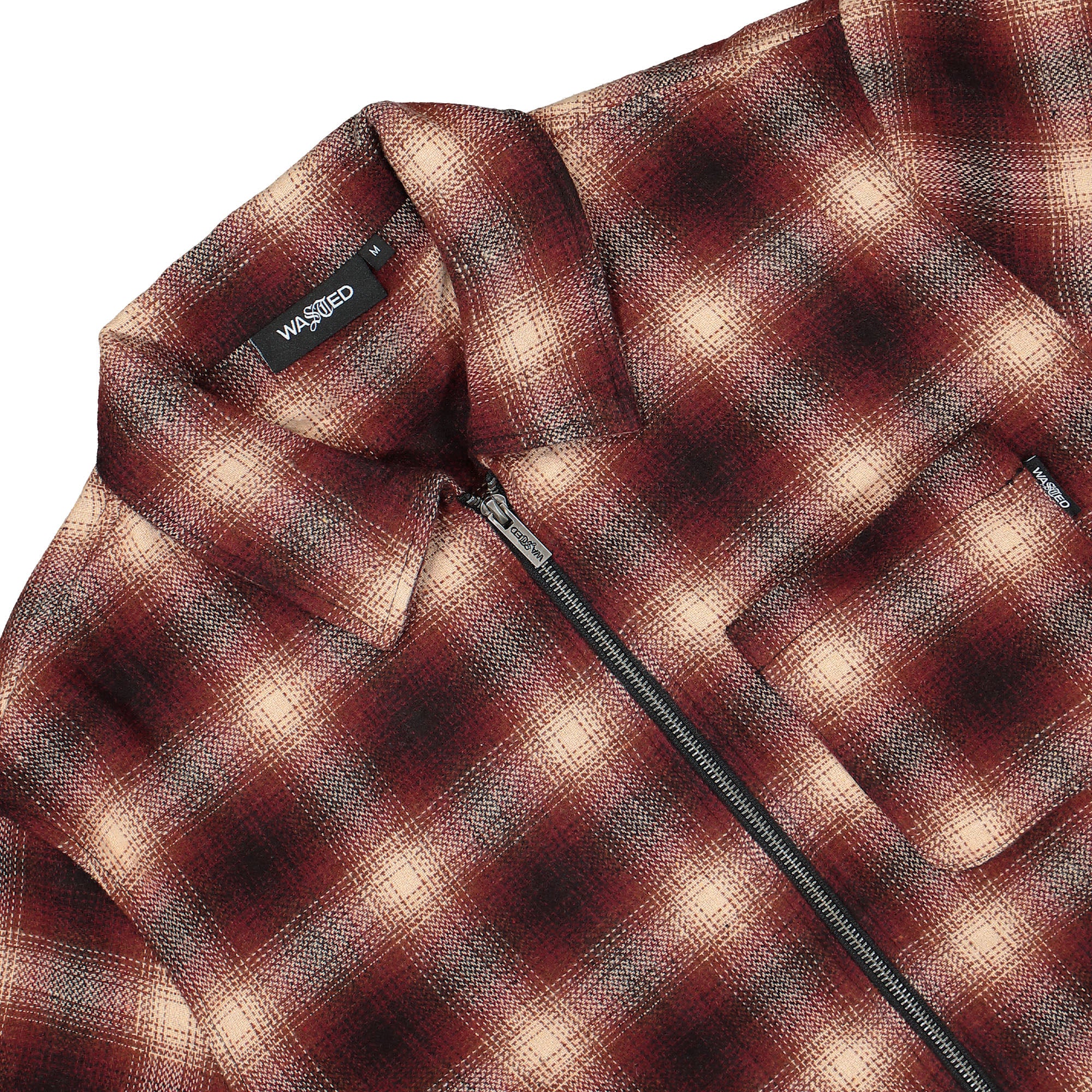 Wasted Paris Shadow Method Zip Shirt Red / Off White Shirts Detail view 1 | Overkill