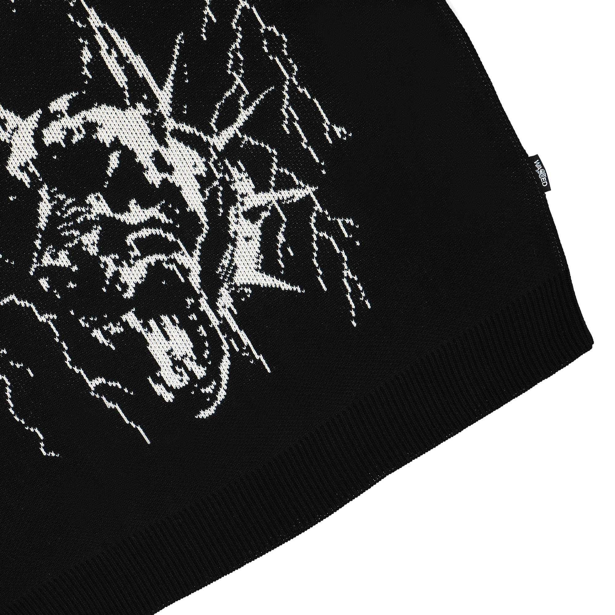 Wasted Paris Spike Sweater Black Sweatshirts Detailfoto | Overkill
