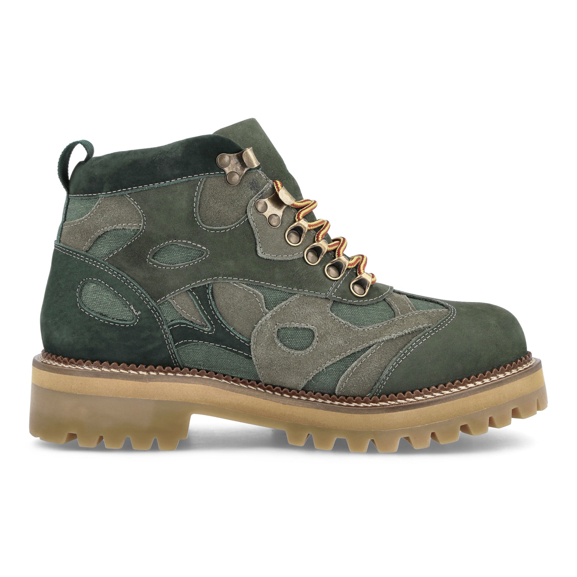 Kidsuper Studios Boots With Swirls Green Boots Silhouette | Overkill