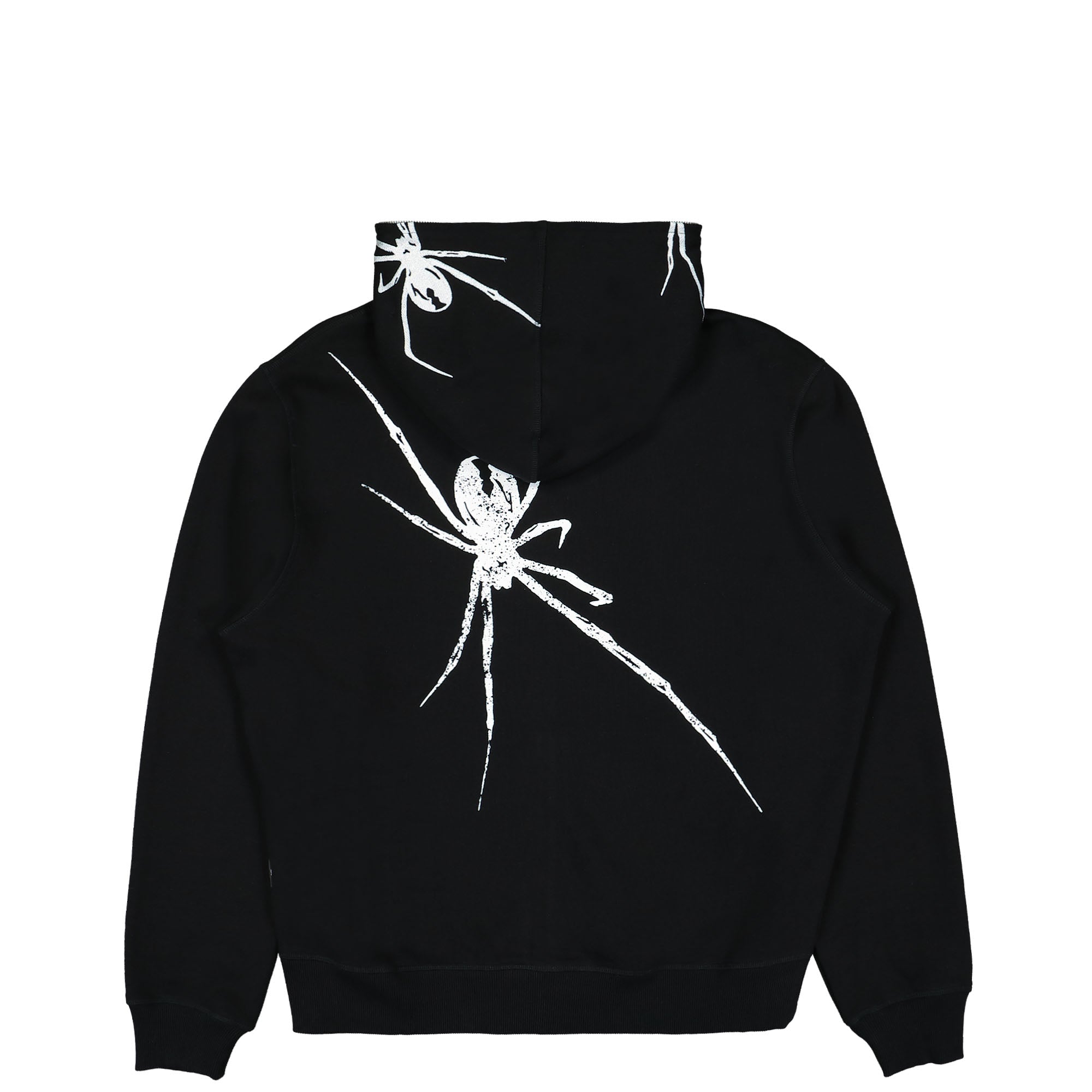 Wasted Paris Sick Full Zip Hoodie Black Hoodies Close-up | Overkill