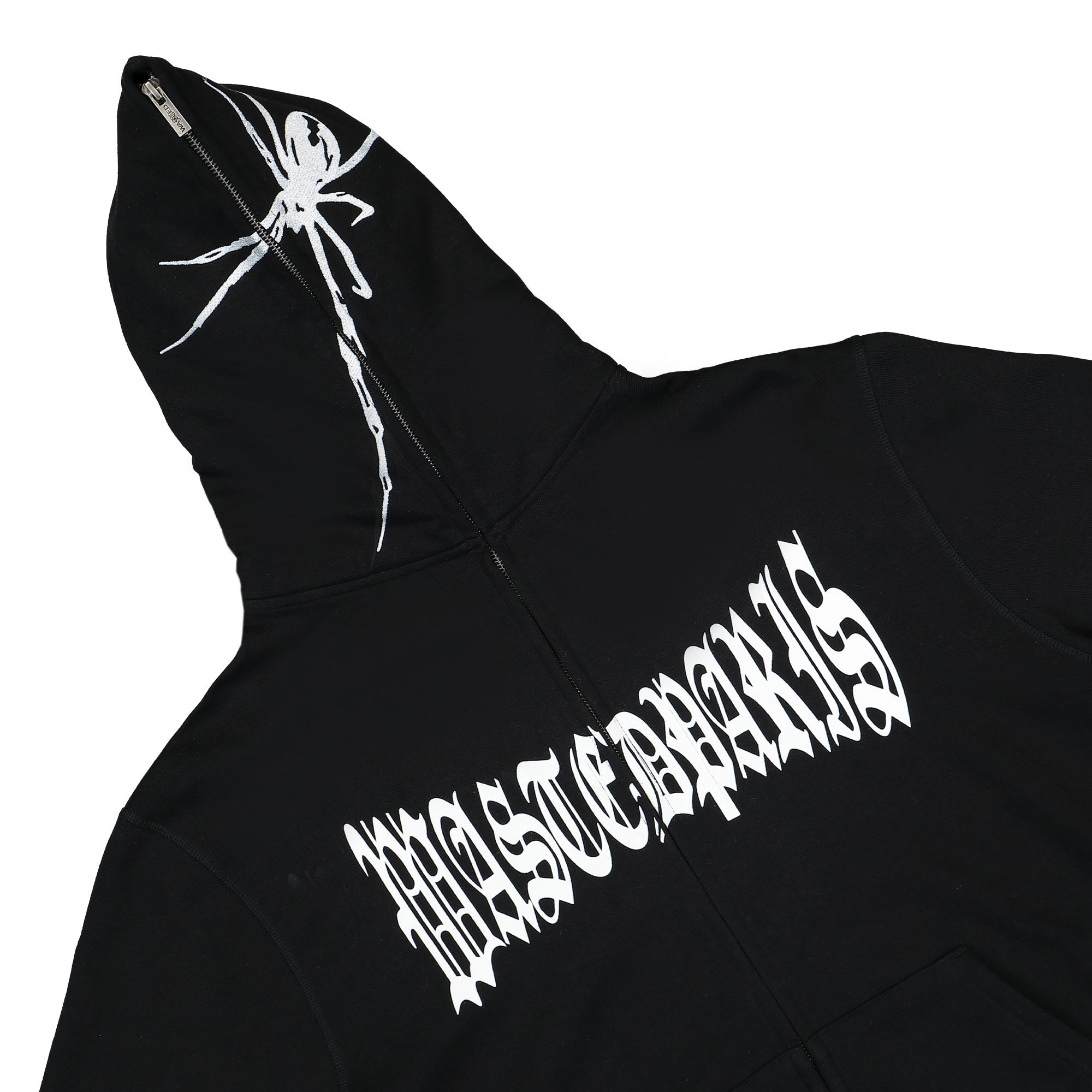 Wasted Paris Sick Full Zip Hoodie Black Hoodies Detail view 1 | Overkill