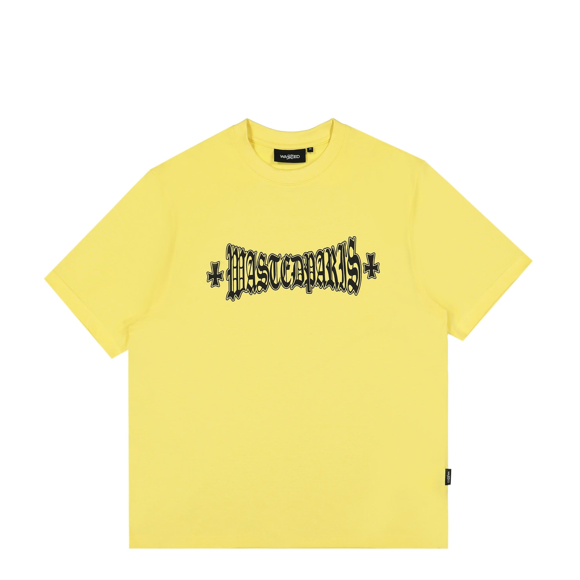 Wasted Paris London Cross T-Shirt Cab Yellow T-Shirts SS23D1-WPTSLC | Overkill