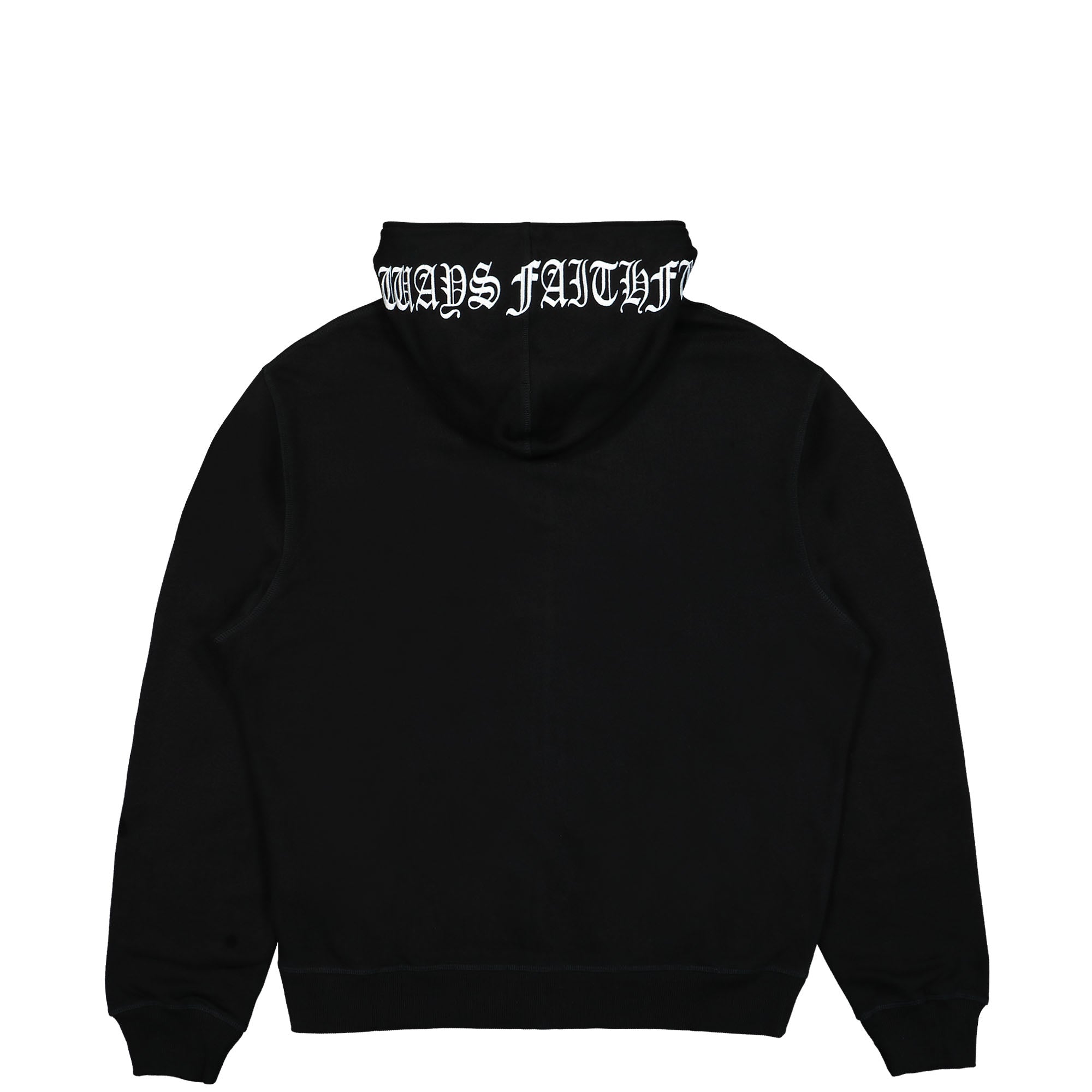 Wasted Paris Hoodie Full Zip Streak Black Hoodies Close-up | Overkill