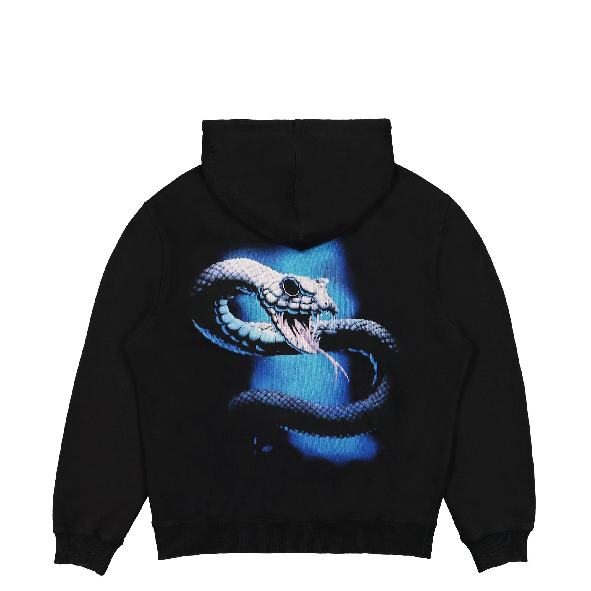 Wasted Paris Hoodie Viper Faded Black Hoodies Material | Overkill