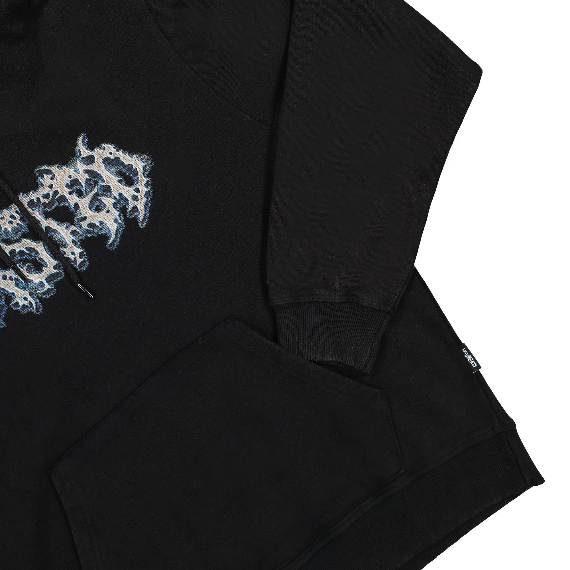 Wasted Paris Hoodie Viper Faded Black Hoodies Detail view 1 | Overkill