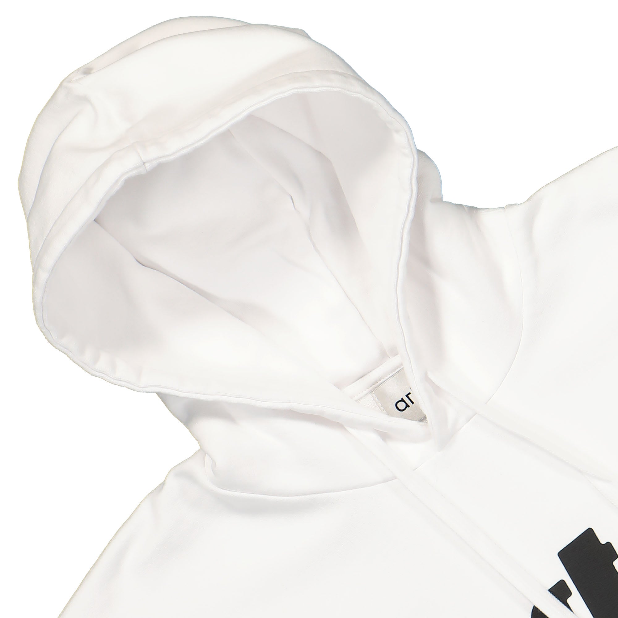 Arte Antwerp Front Logo Hoodie White Hoodies Close-up | Overkill