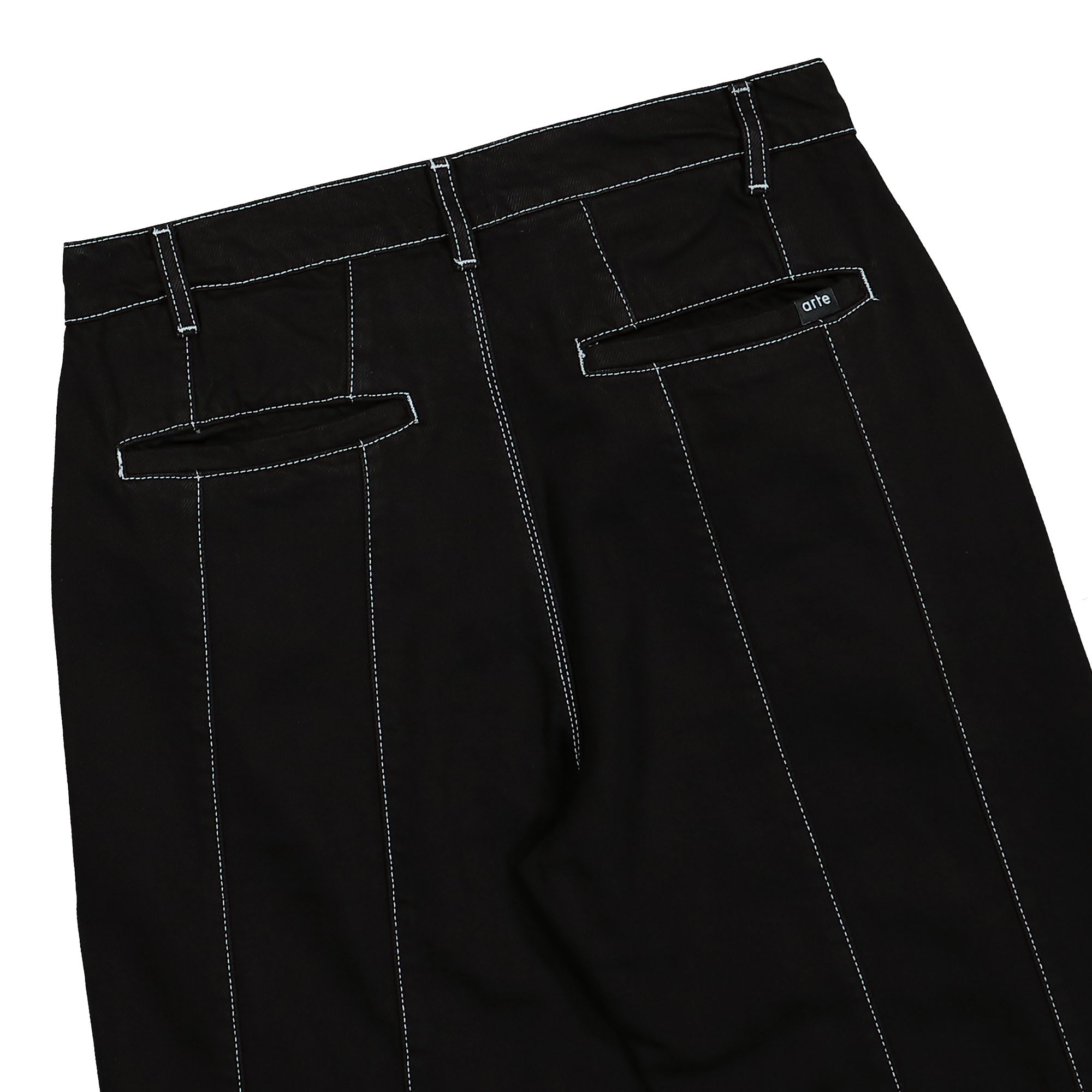 Arte Antwerp Poage Detail Pants Black Casual Pants Detail view 1 | Overkill