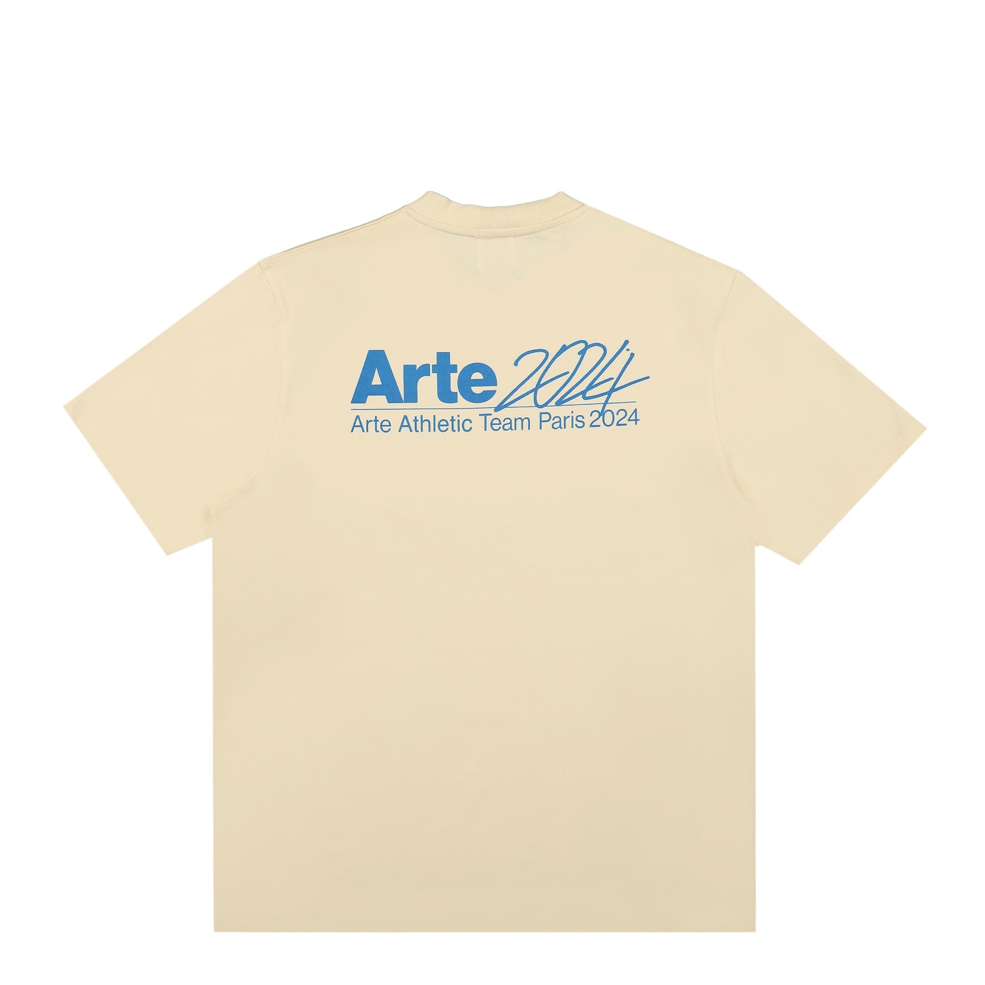 Arte Antwerp Teo Back SS24 T-Shirt Cream T-Shirts Close-up | Overkill