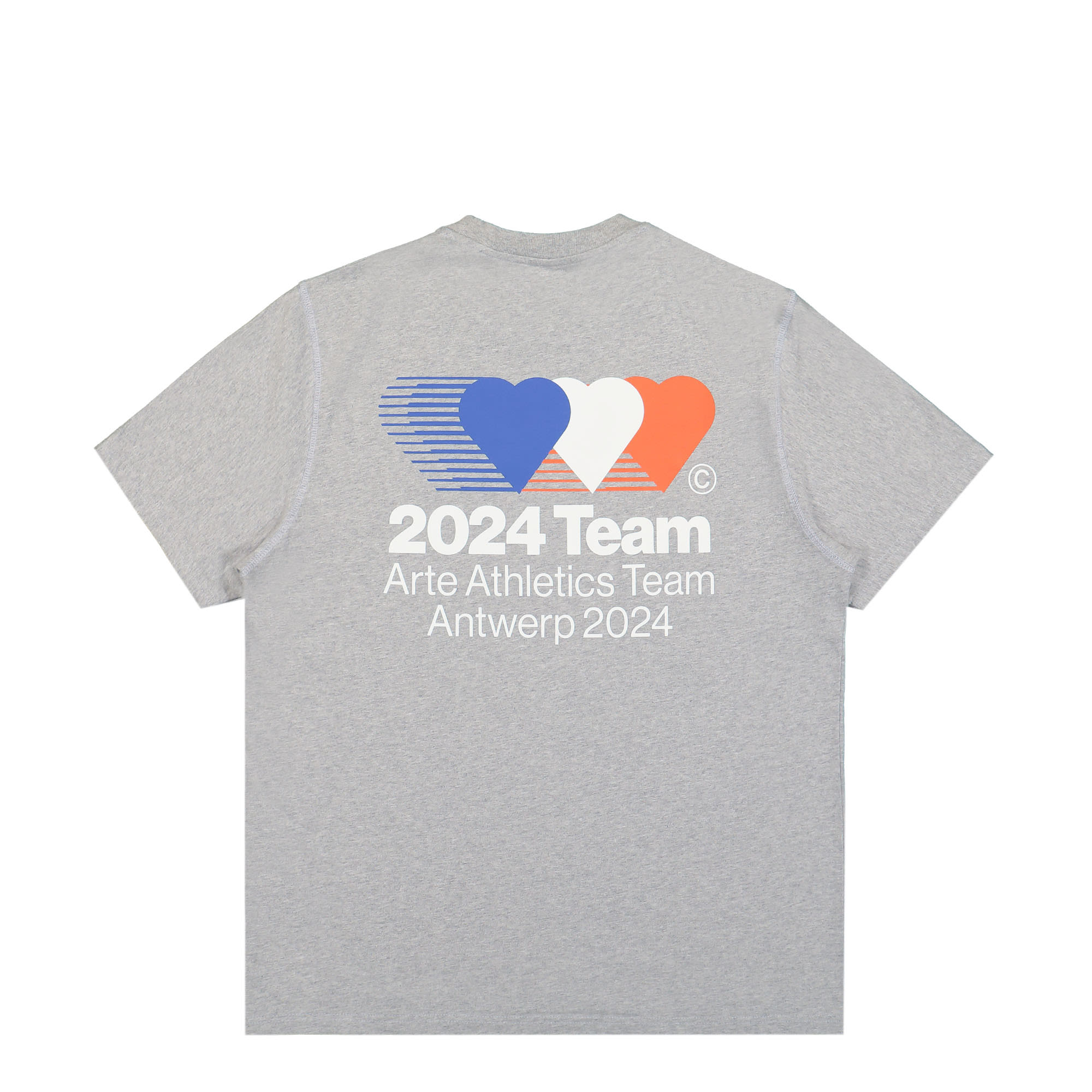 Arte Antwerp Teo Back Team T-Shirt Grey T-Shirts Close-up | Overkill