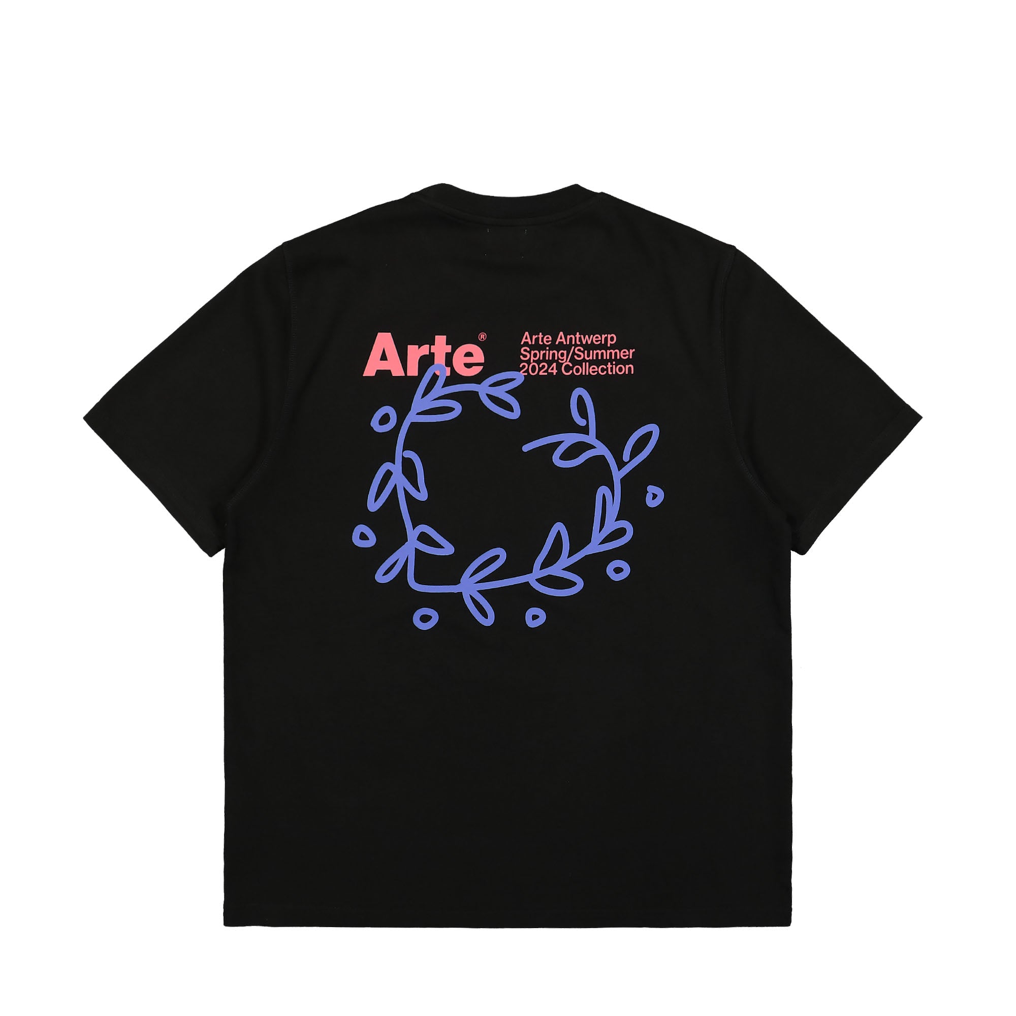 Arte Antwerp Teo Back Heart T-Shirt Black T-Shirts Close-up | Overkill