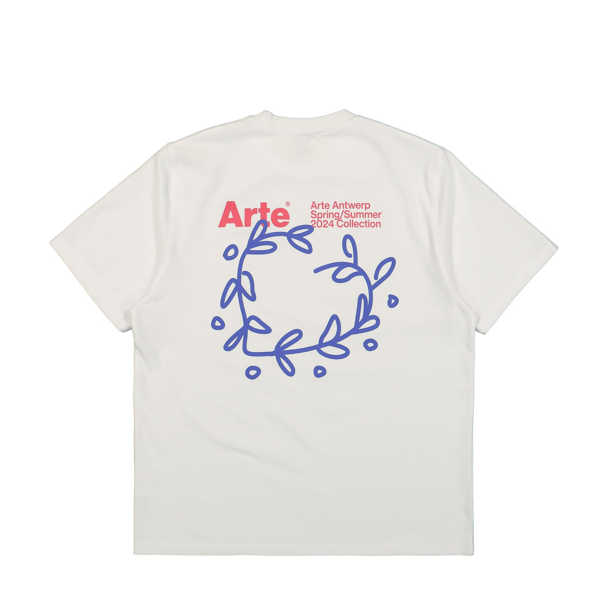 Arte Antwerp Teo Back Heart T-Shirt White T-Shirts Close-up | Overkill