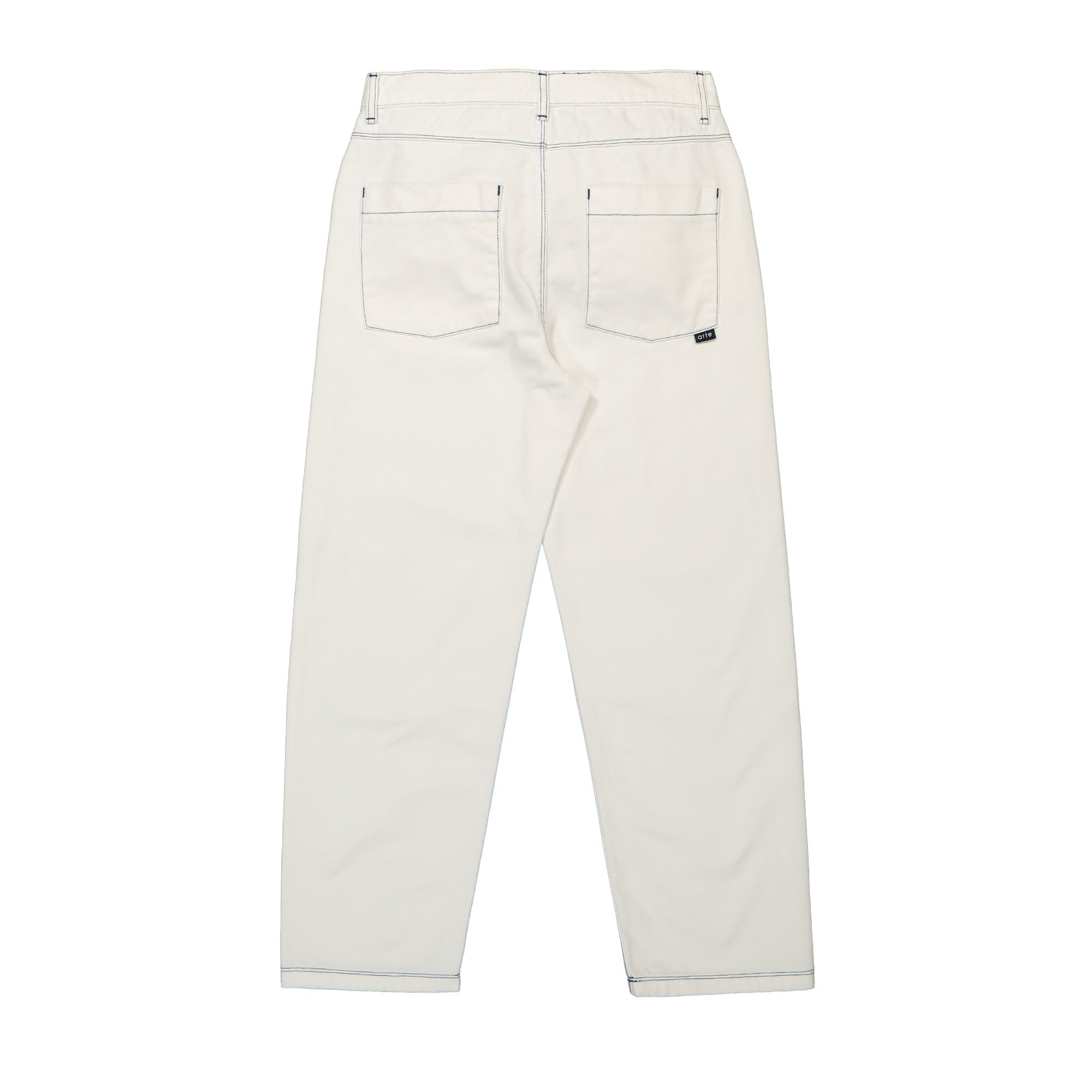 Arte Antwerp Poage Heart Detail Pants White Jeans Material | Overkill