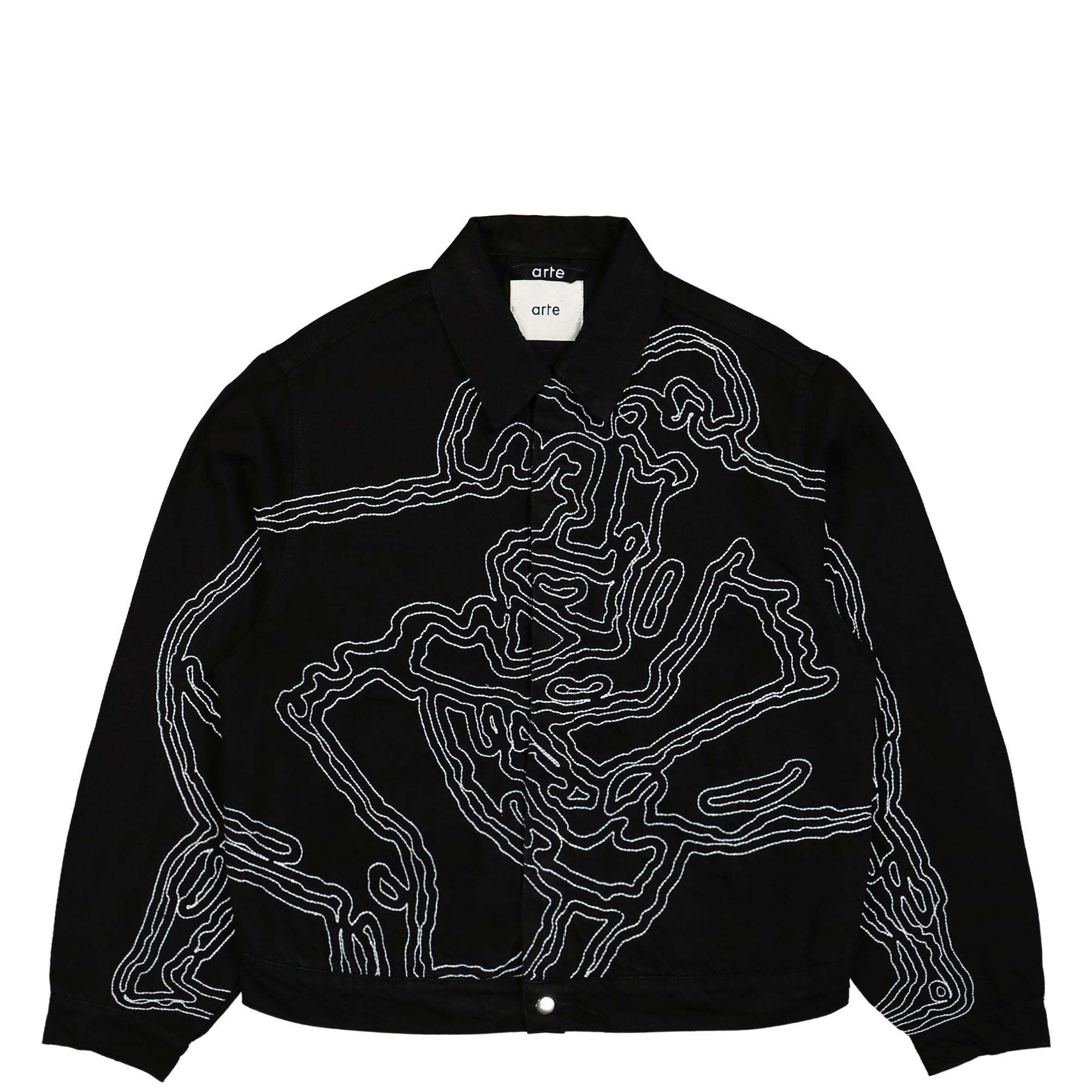 Arte Antwerp Jones Fighter Jacket Black Jackets SS24-078J / Black | Overkill