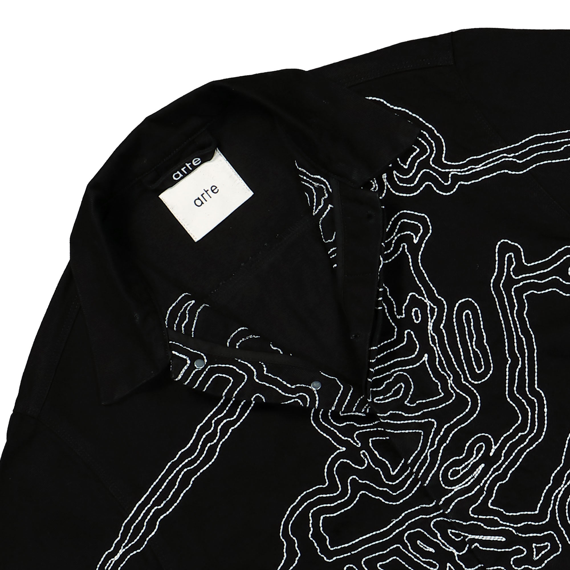 Arte Antwerp Jones Fighter Jacket Black Jackets Close-up | Overkill