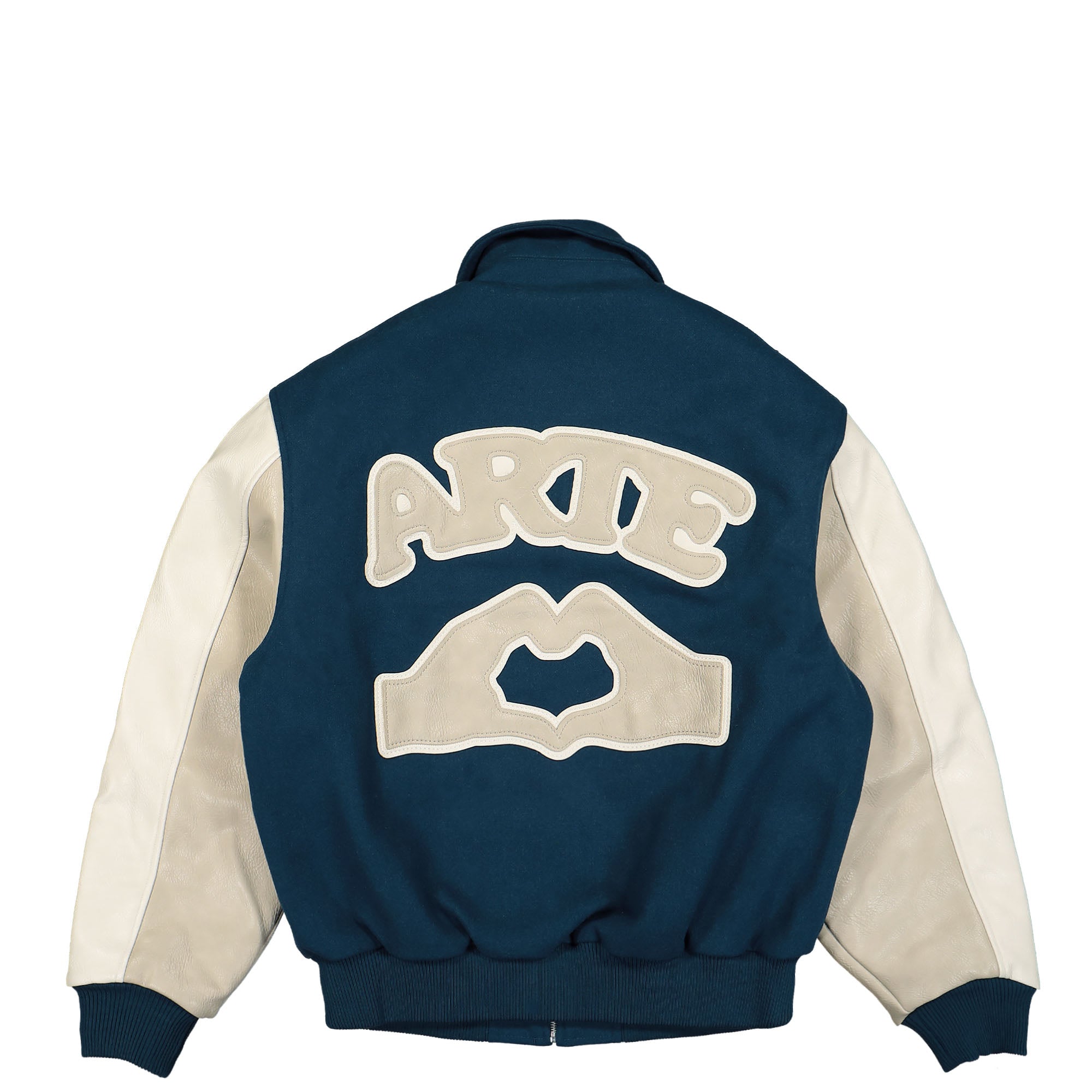 Arte Antwerp Jonah Team Jacket Green / Light Grey Jackets Close-up | Overkill