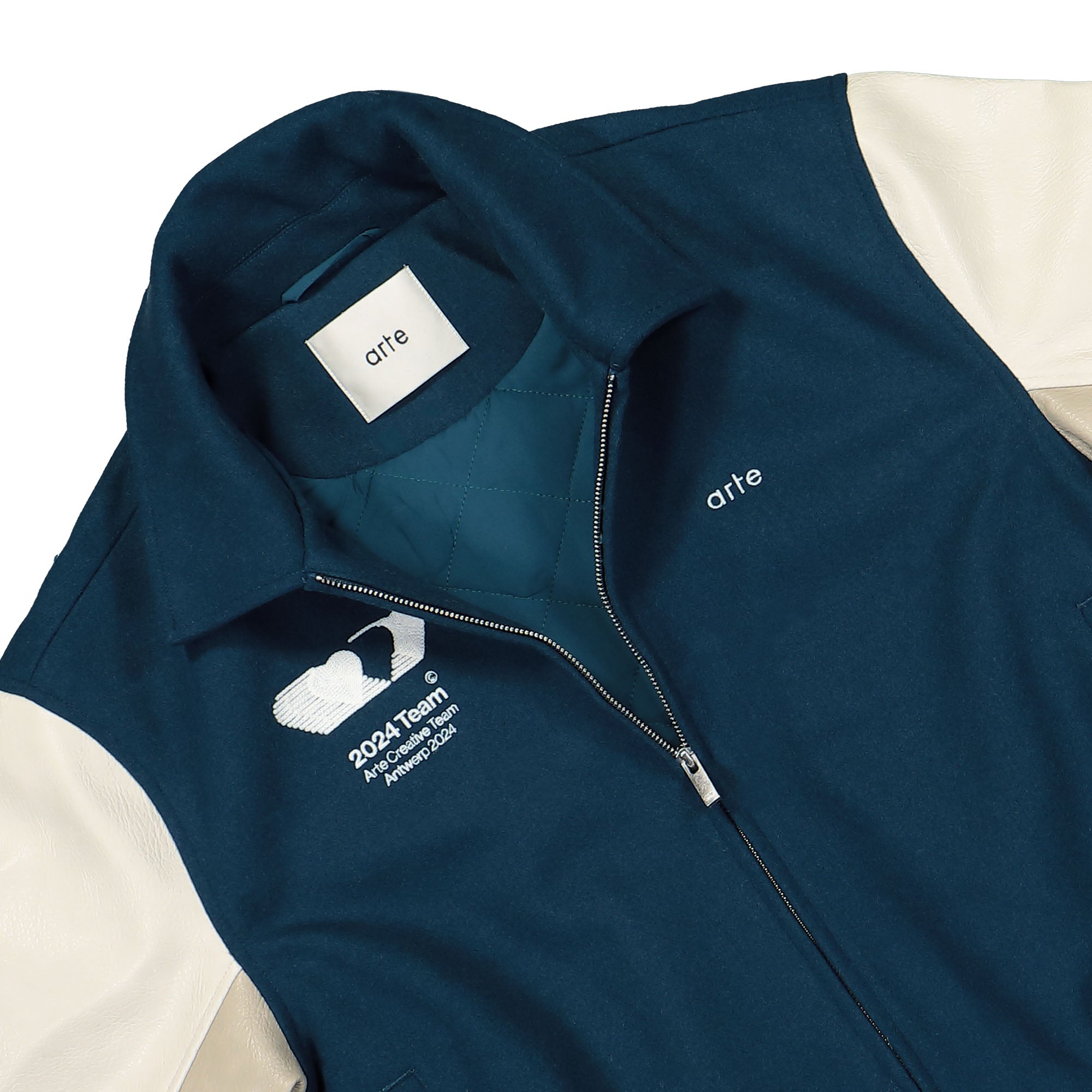 Arte Antwerp Jonah Team Jacket Green / Light Grey Jackets Material | Overkill