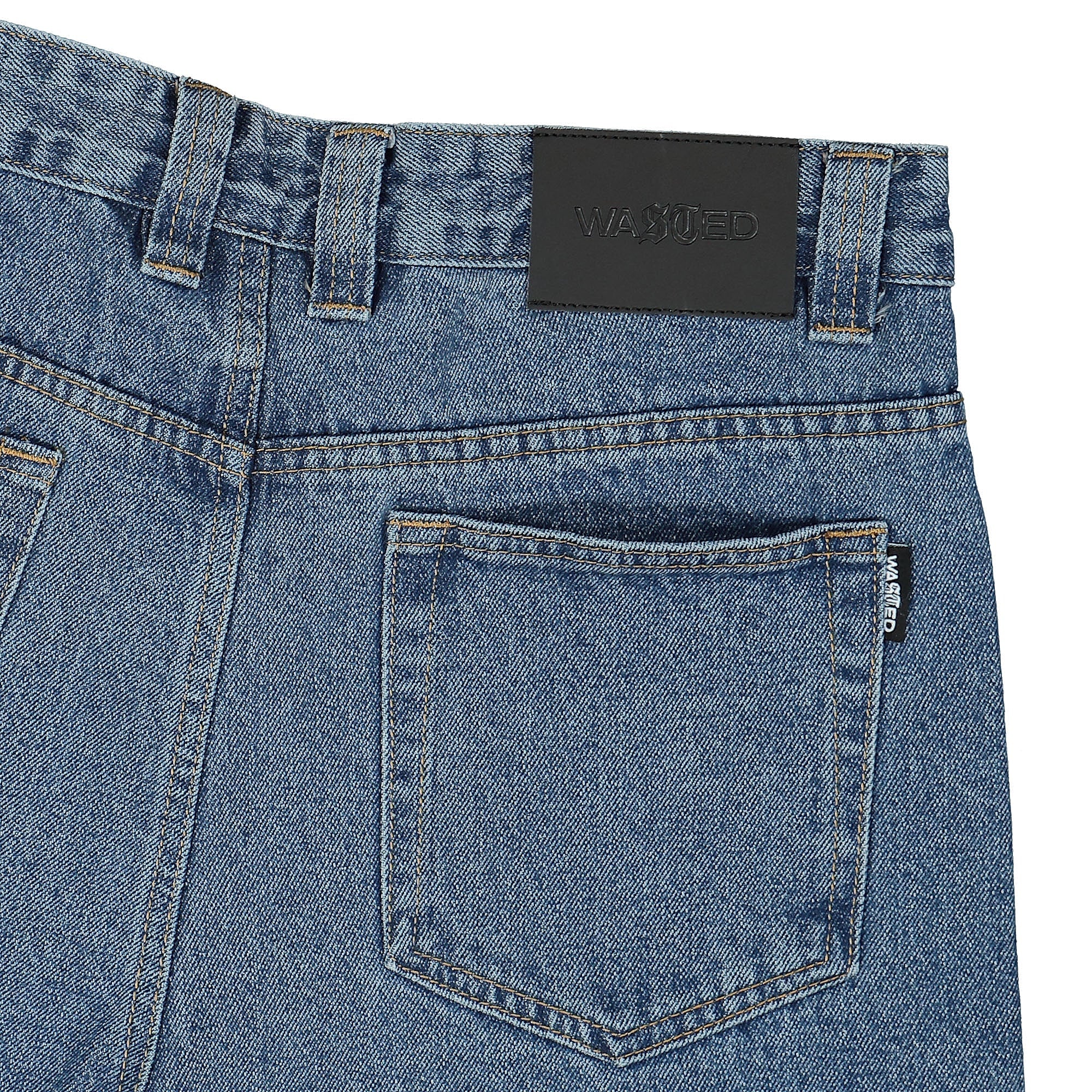 Wasted Paris Casper Feeler Pant Washed Blue Jeans Detail view 1 | Overkill