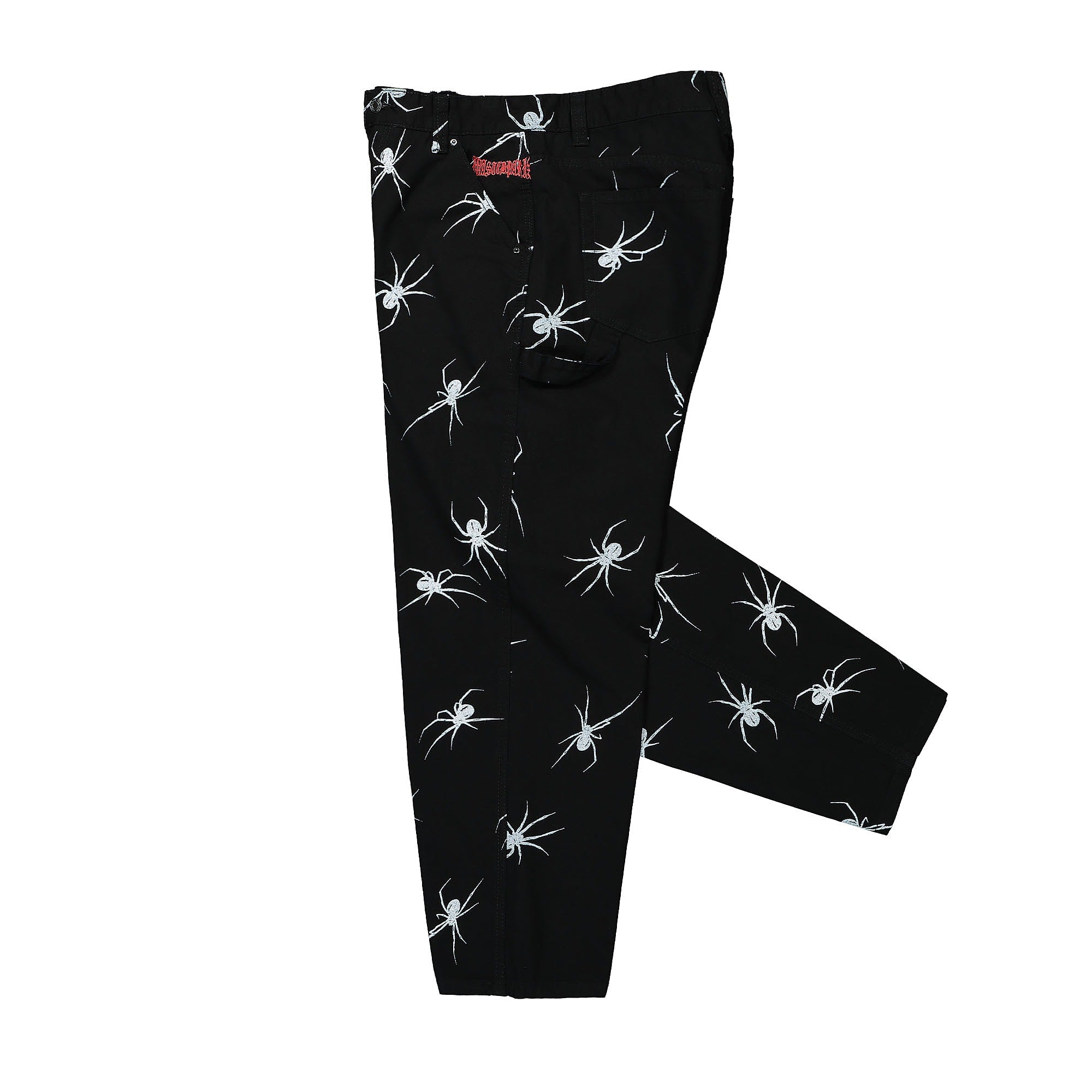 Wasted Paris Hammer Sick Carpenter Pant Black Casual Pants Close-up | Overkill