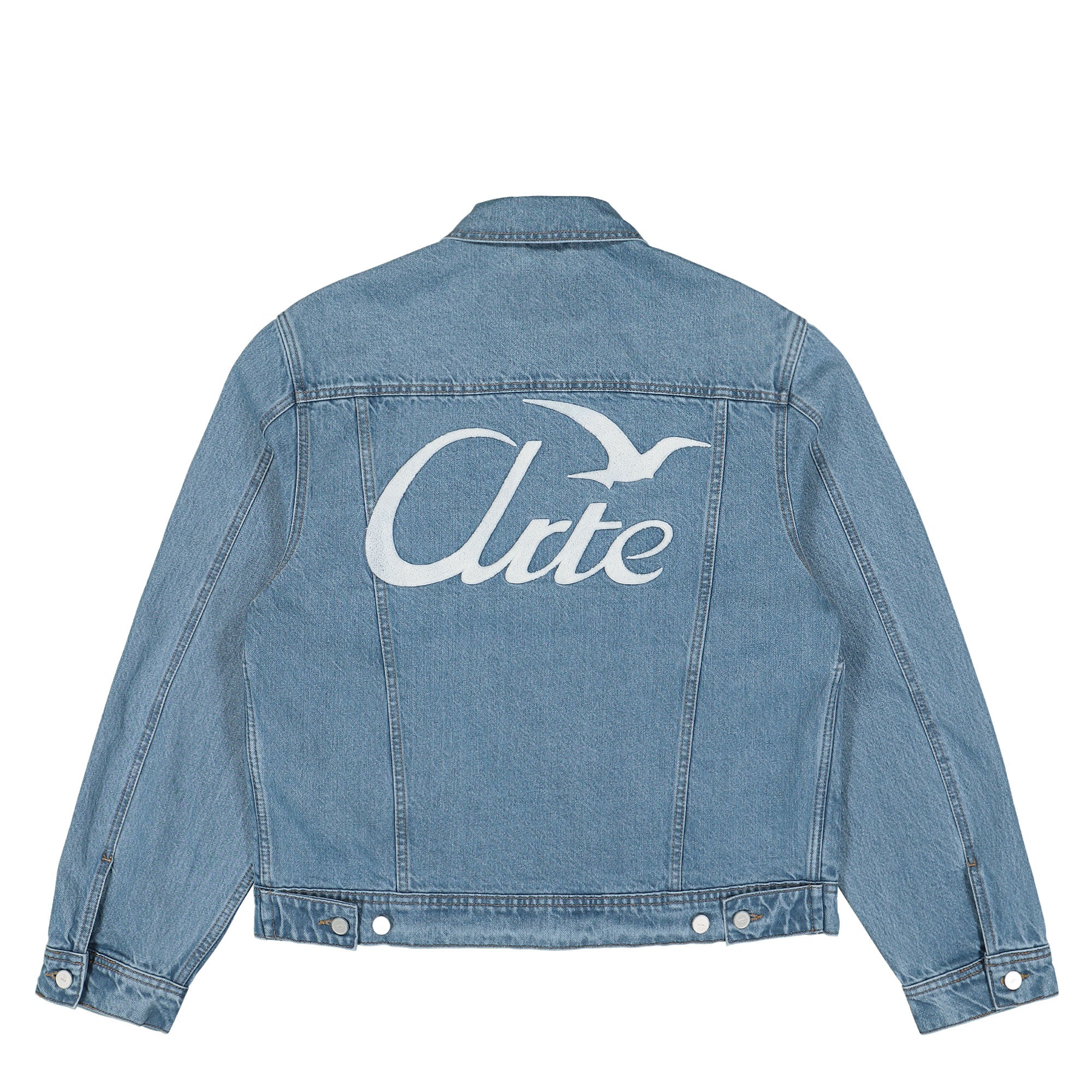 Arte Antwerp Bird Back Jacket Bleach Jackets Close-up | Overkill