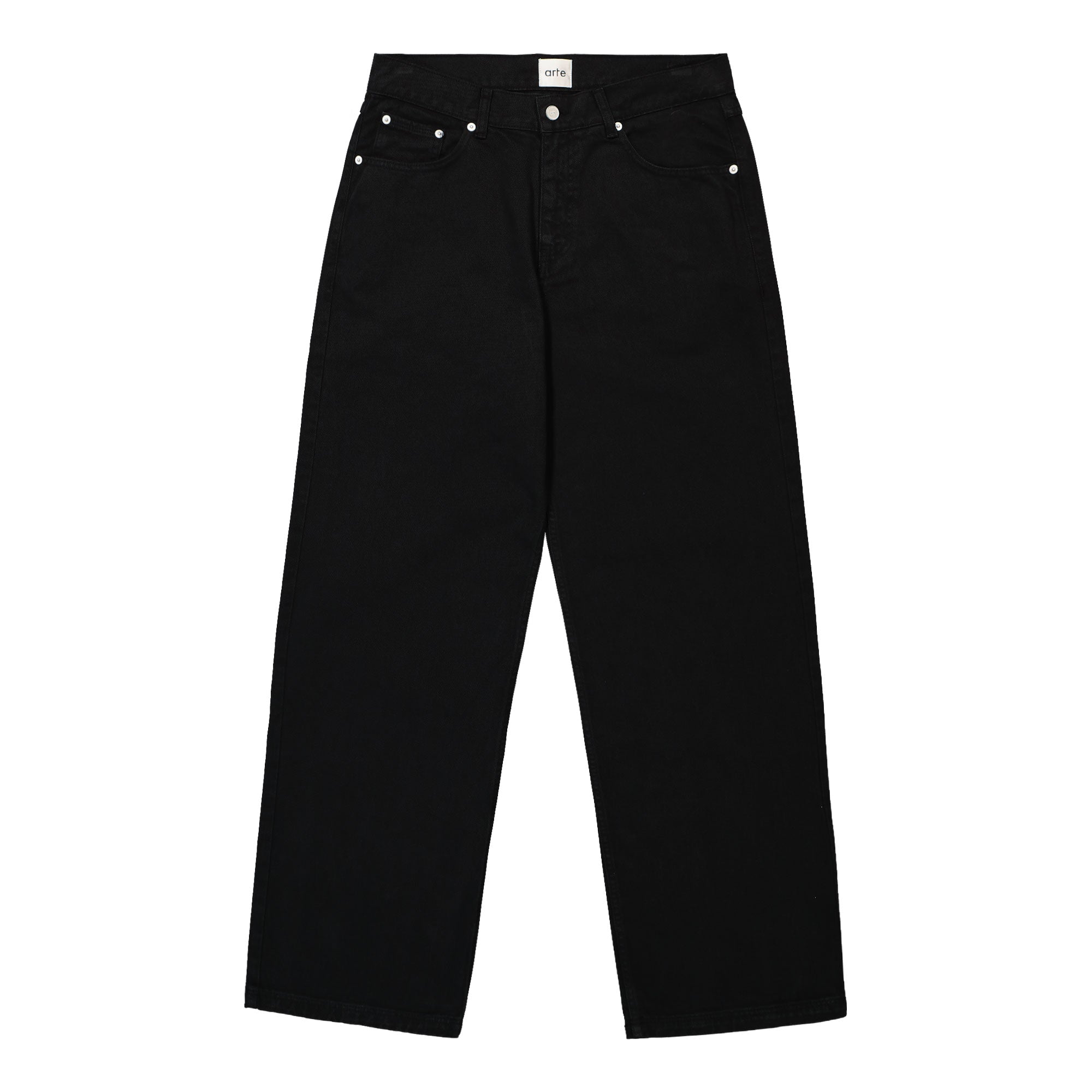 Arte Antwerp Back Bird Pants Black Jeans SS25-020P | Overkill