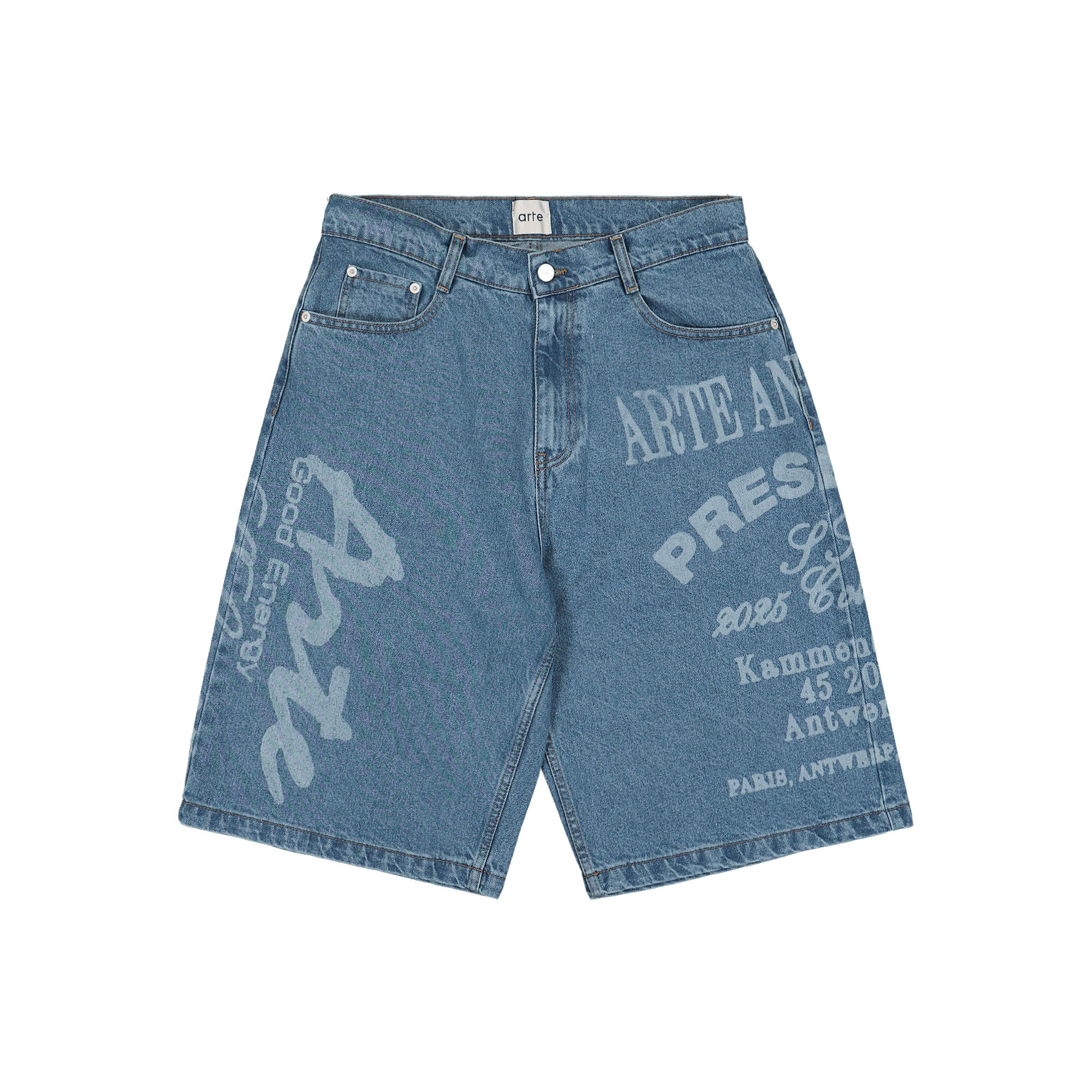 Arte Antwerp Arte Print Shorts Bleach Shorts SS25-023SHO | Overkill