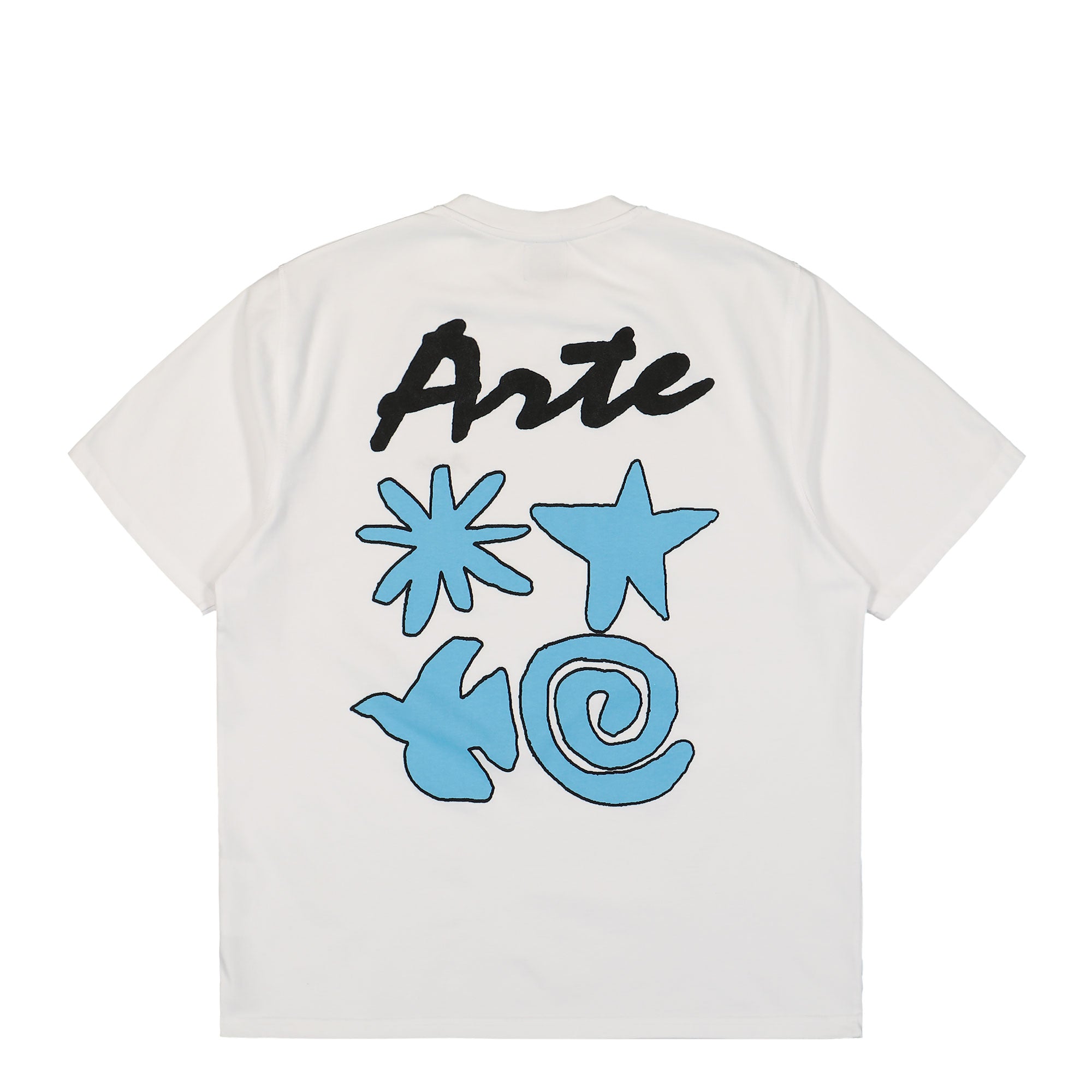 Arte Antwerp Elements Print T-Shirt White T-Shirts Close-up | Overkill