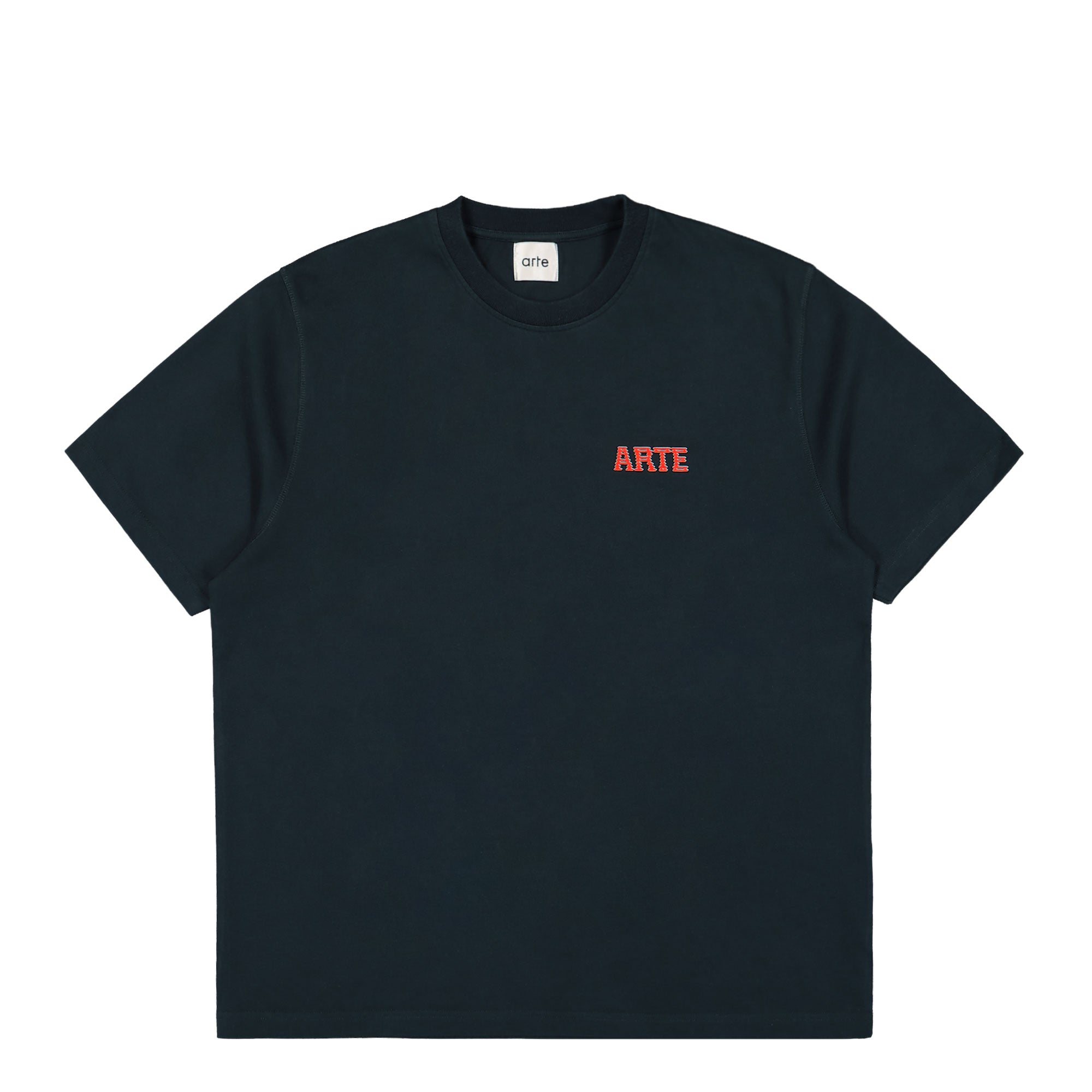 Arte Antwerp Back Print T-Shirt Navy T-Shirts SS25-103T | Overkill