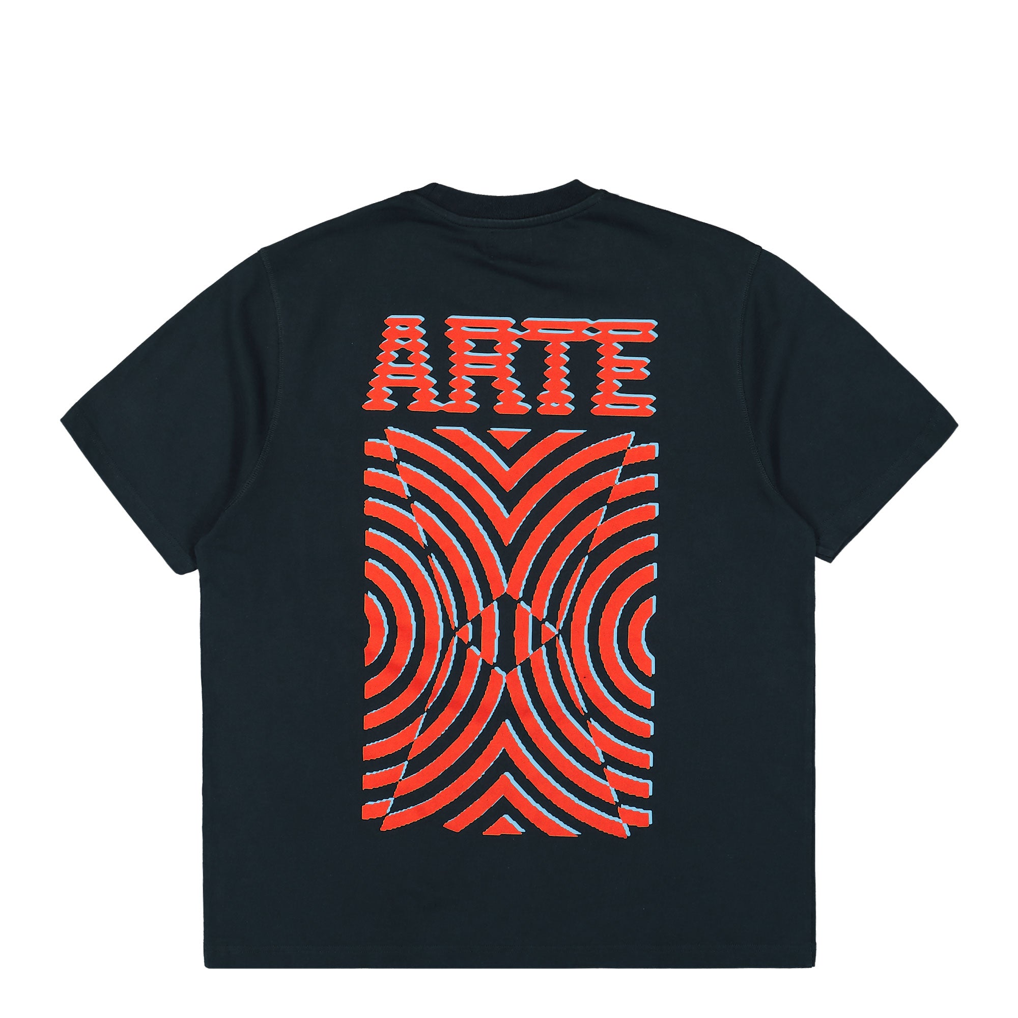 Arte Antwerp Back Print T-Shirt Navy T-Shirts Detail view 1 | Overkill