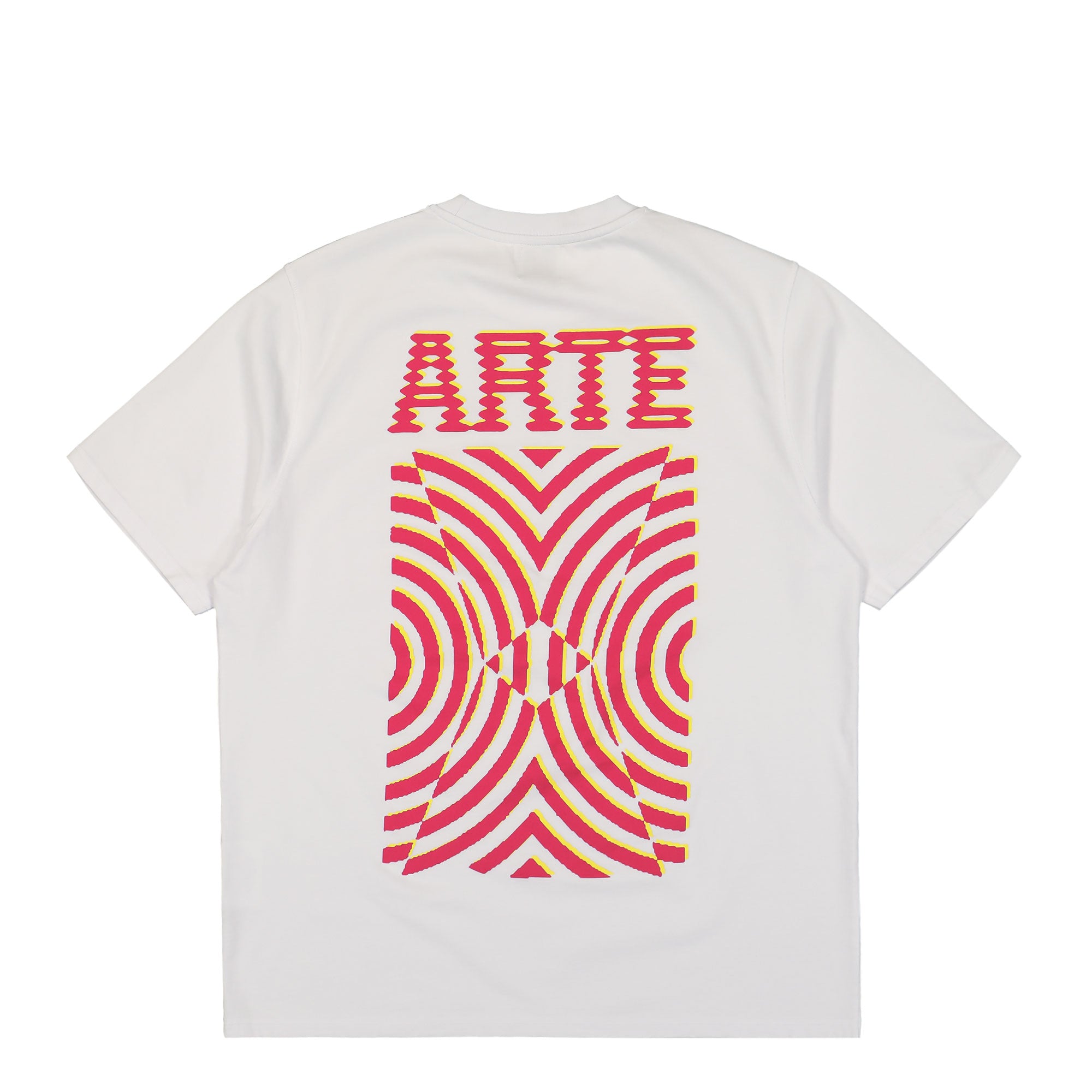 Arte Antwerp Back Print T-Shirt White T-Shirts Close-up | Overkill