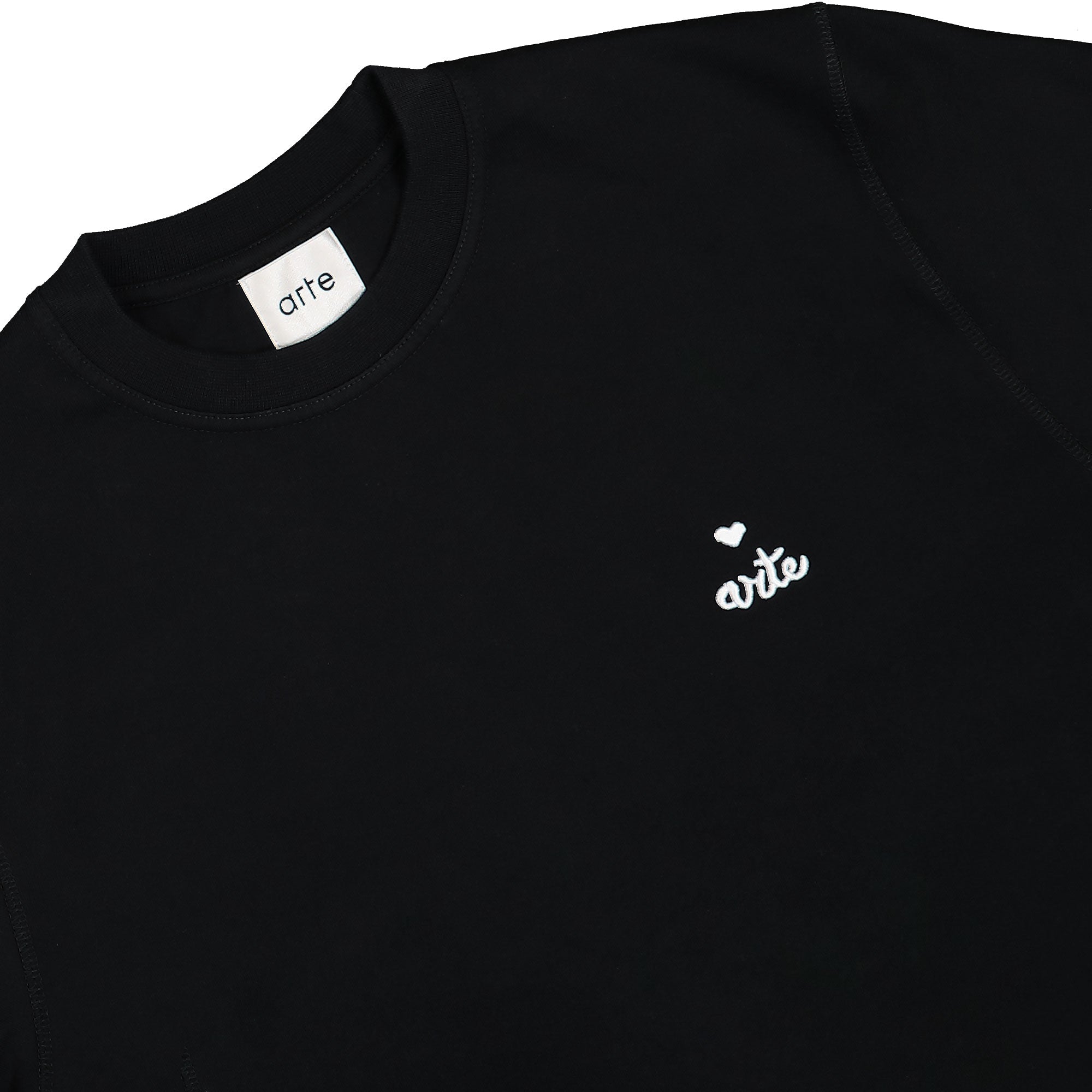 Arte Antwerp Heart Logo T-Shirt Black T-Shirts Material | Overkill