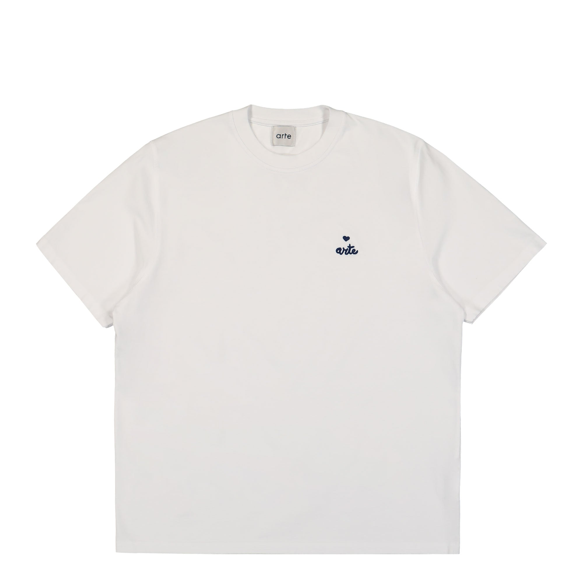 Arte Antwerp Heart Logo T-Shirt White T-Shirts SS25-112T | Overkill
