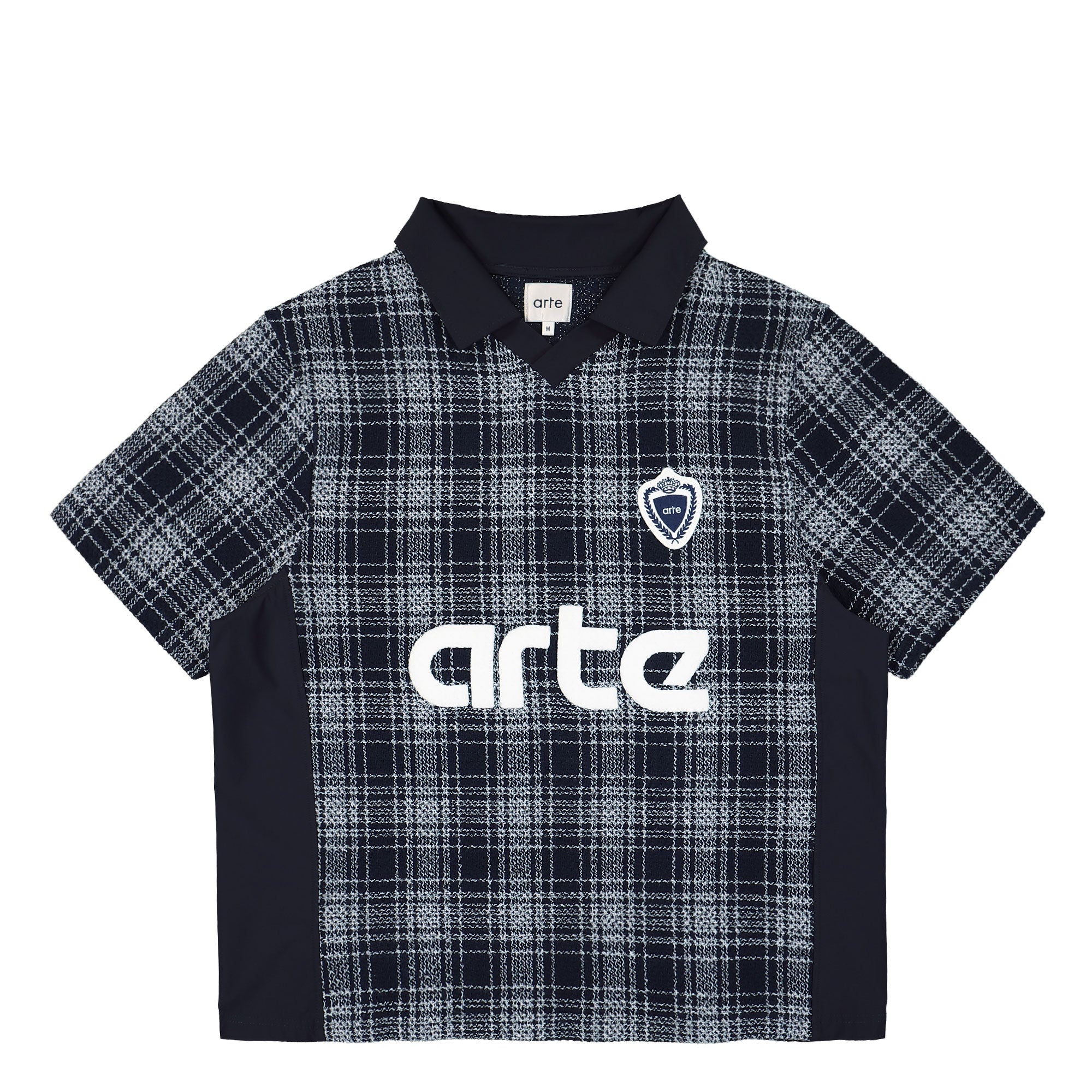 Arte Antwerp Square Collar T-Shirt Plaid T-Shirts SS25-179T | Overkill