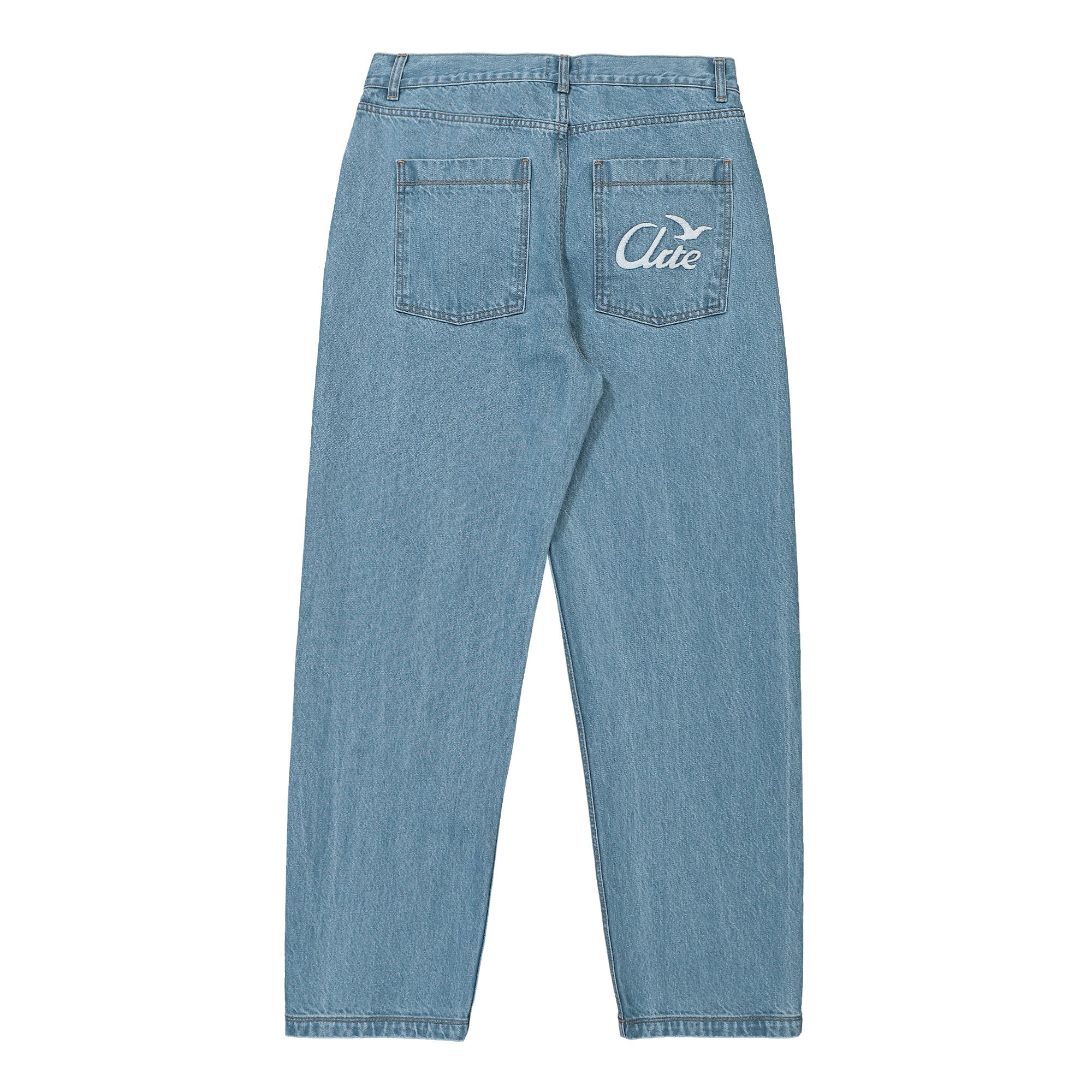 Arte Antwerp Bird Denim Pants Bleach Jeans Close-up | Overkill