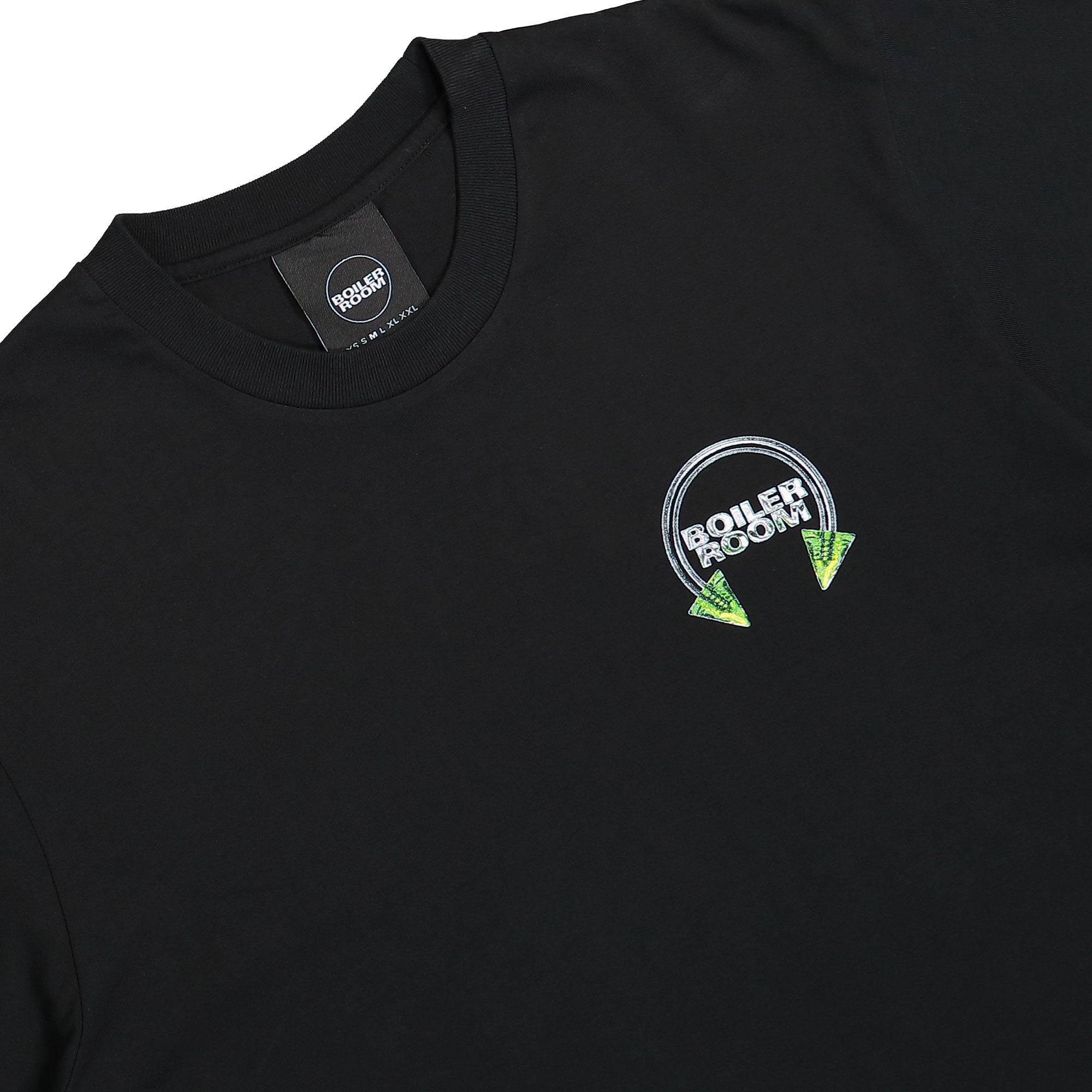 Boiler Room Piercing Tee Black T-Shirts Material | Overkill
