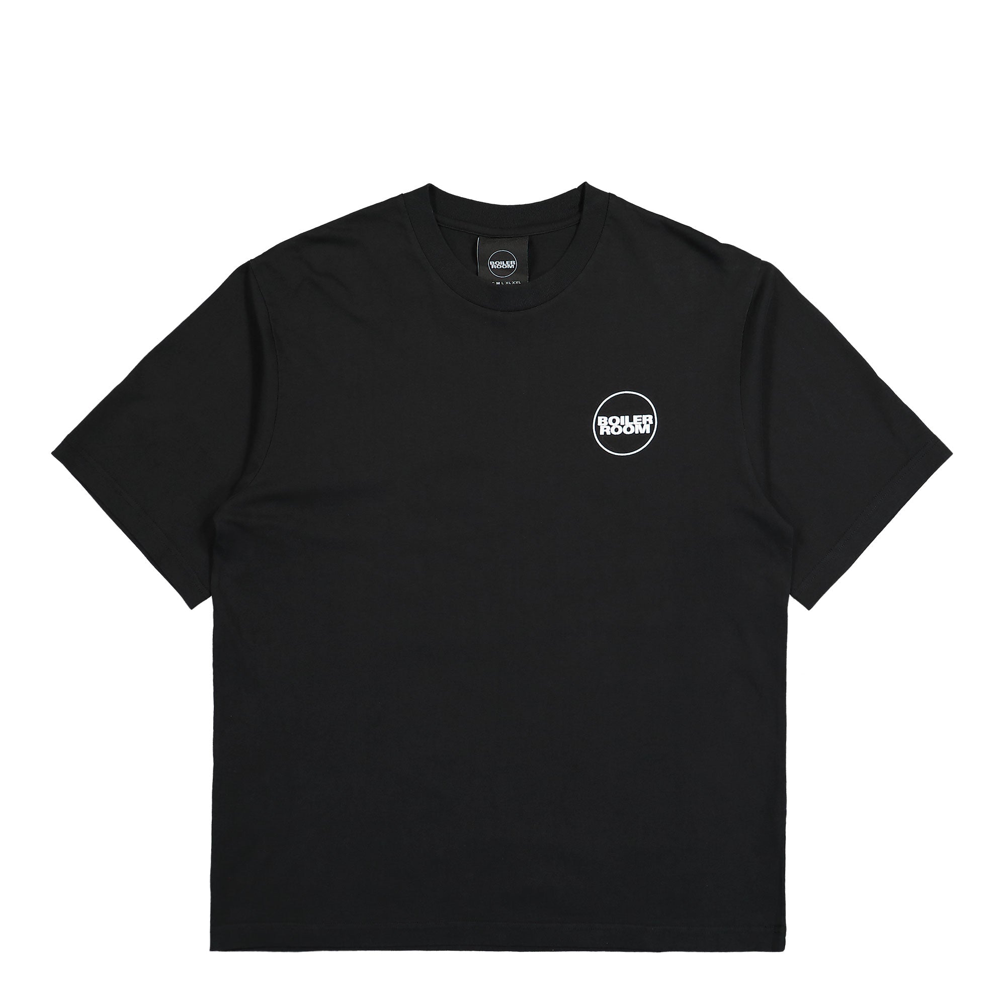 Boiler Room Cracked Logo Tee Black T-Shirts SS25SS15BLK | Overkill