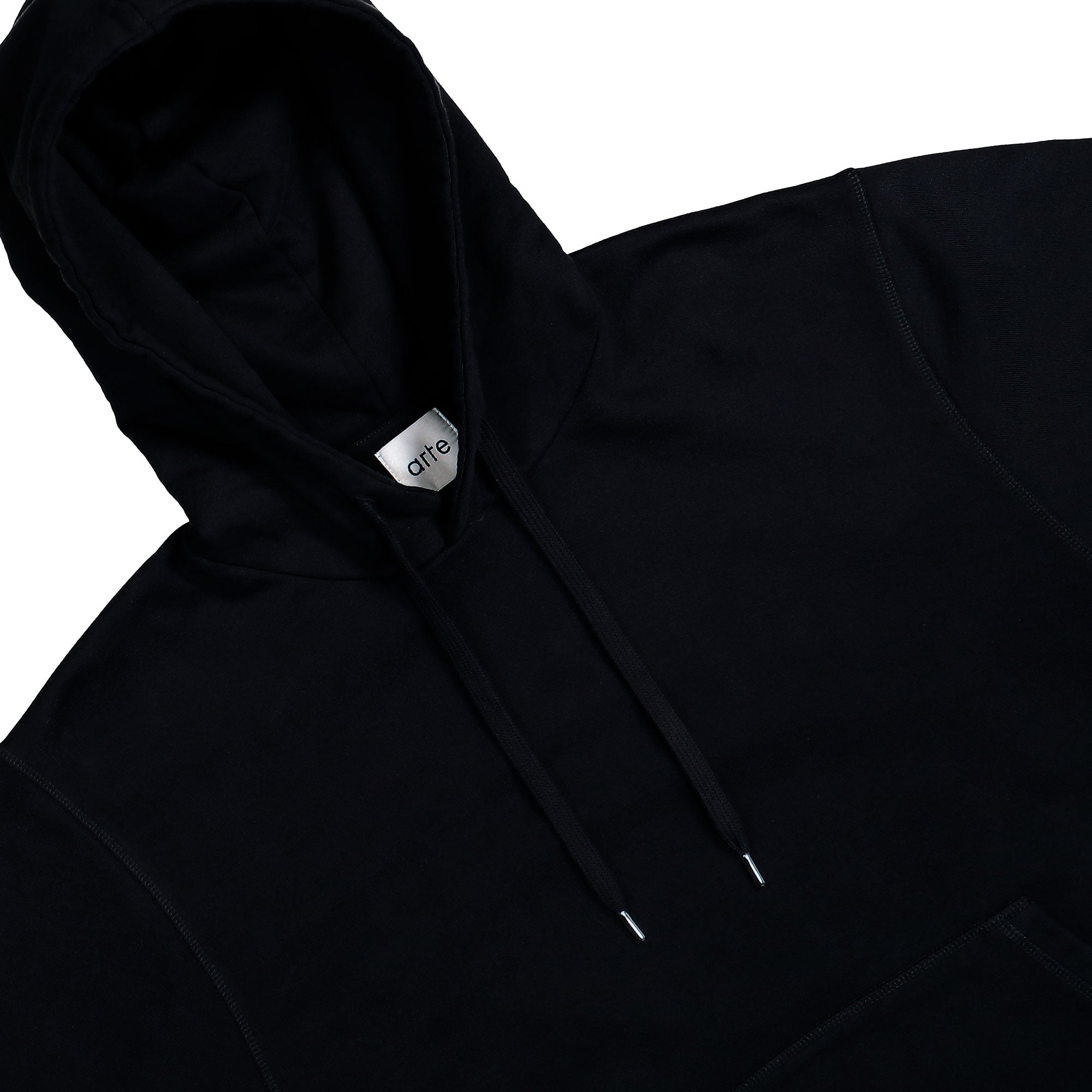 Arte Antwerp Back Abstract Hoodie Black Hoodies SS26-134H / Black Detailfoto | Overkill