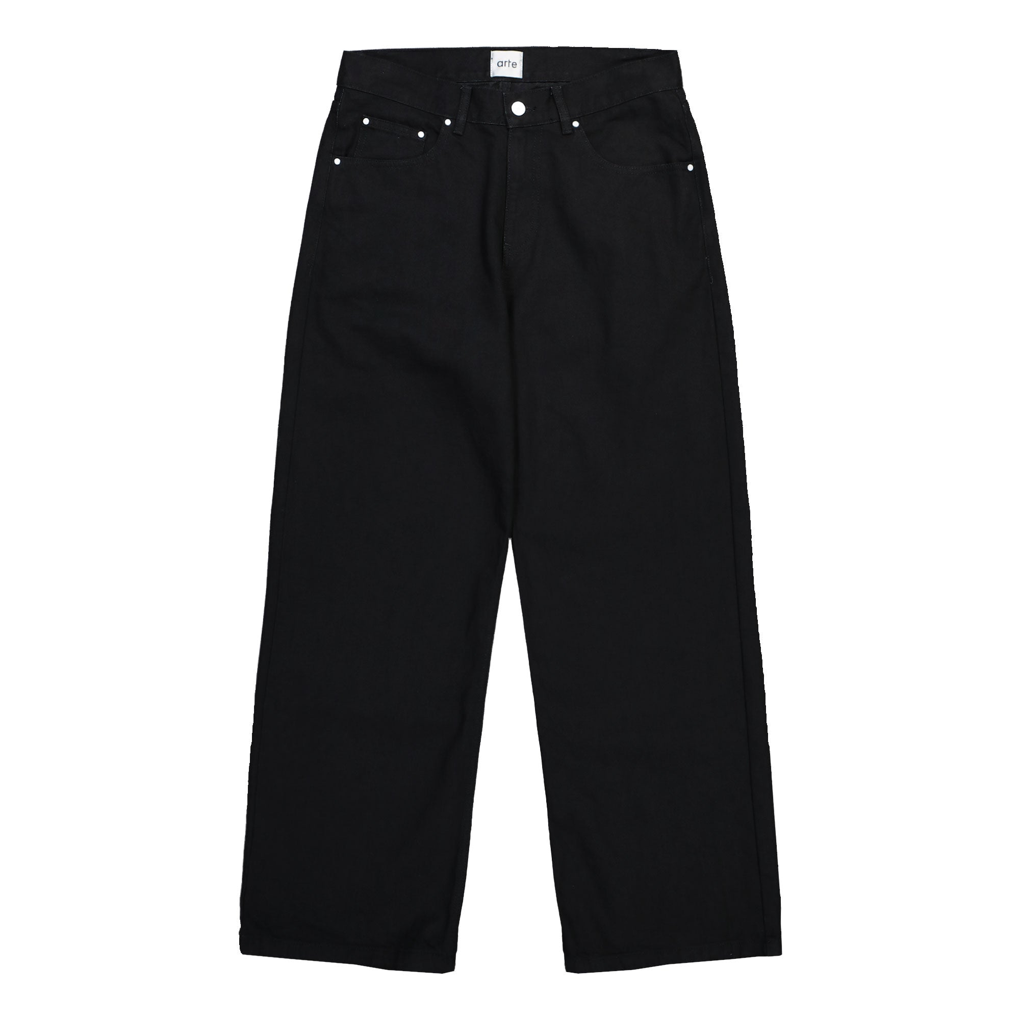 Arte Antwerp Circle Logo Pocket Pants Black Jeans SS26-211P - 1 | Overkill