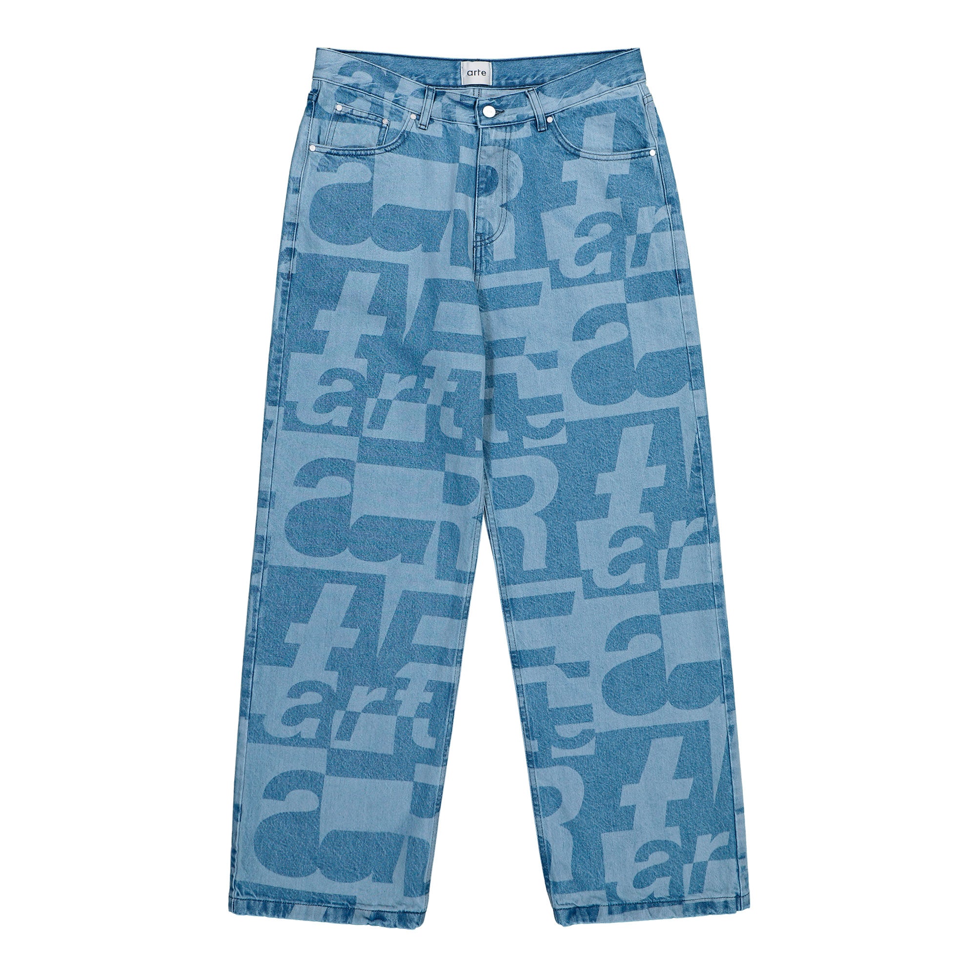 Arte Antwerp Denim Allover Pants Raw Denim Jeans SS26-229P / Raw Denim | Overkill