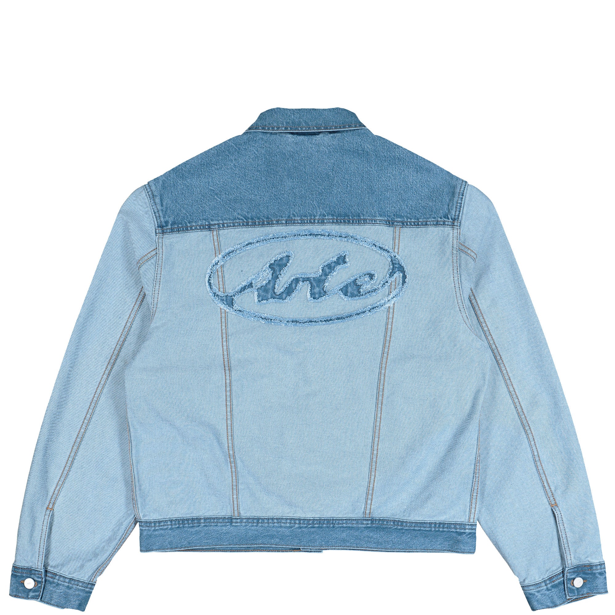 Arte Antwerp Denim Inside/Out Jacket Denim Bleach Jackets SS26-236J - 488 Close-up | Overkill